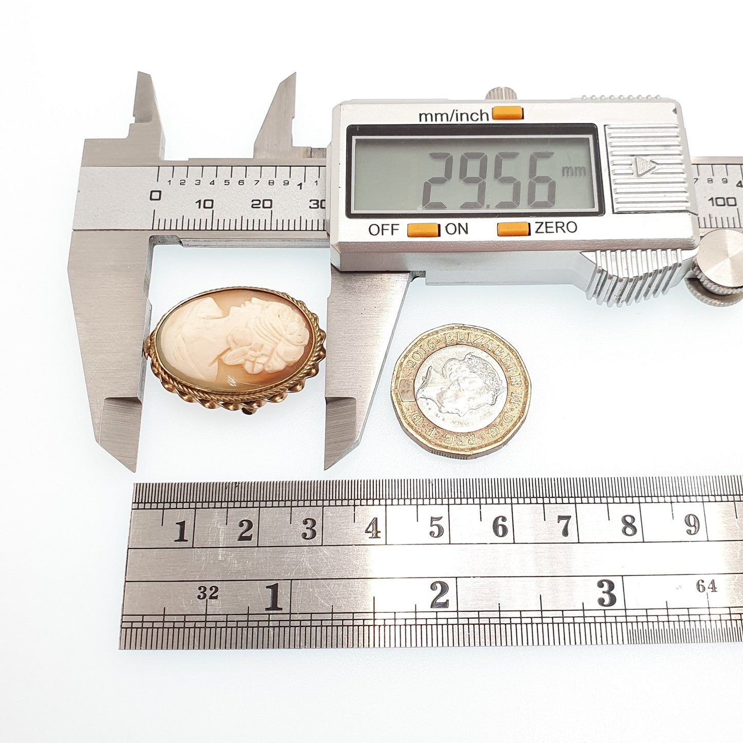 Old Vintage Gold Filled Cameo Pendant Brooch Rolled Gold Necklace Pin Engraved Hand Carved Italian Shell Womens Jewelry Vintage Jewellery