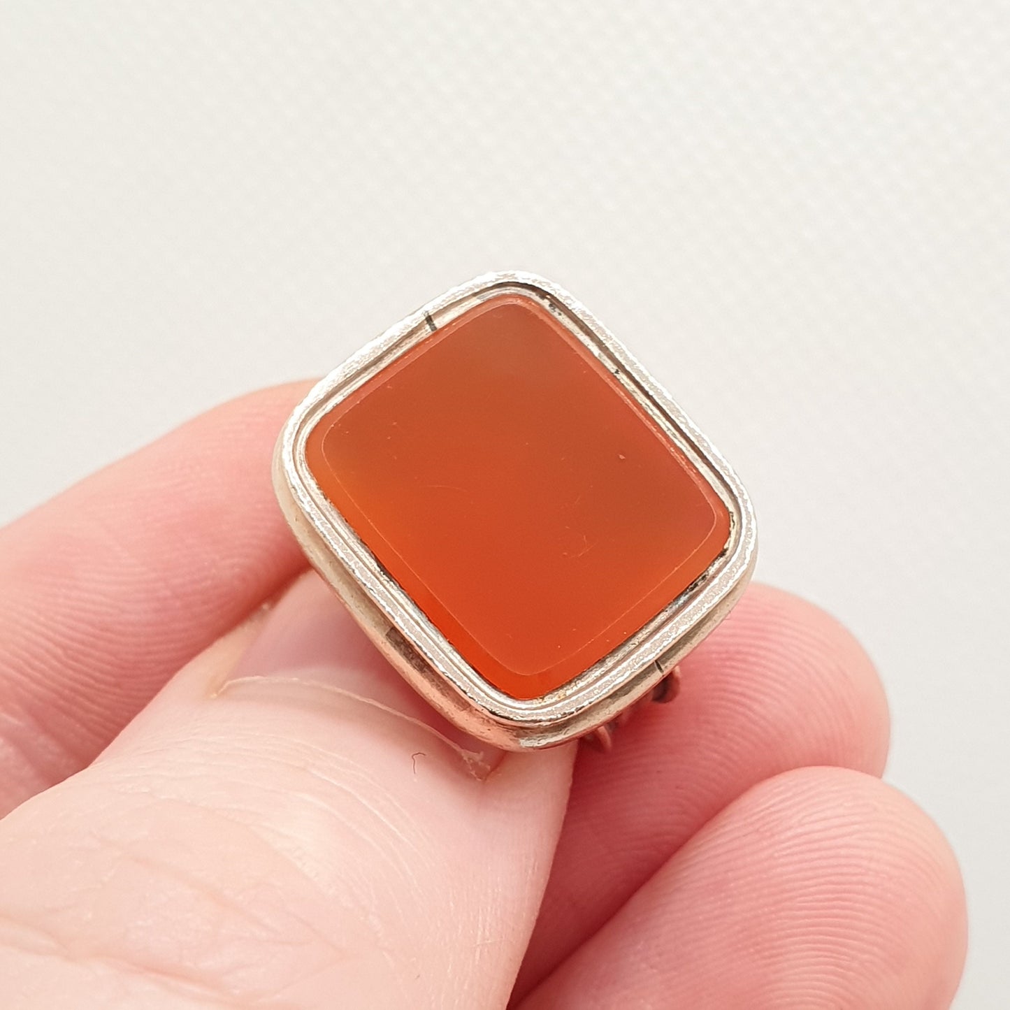 Antique Victorian 9ct Rose Gold Fob Pendant Necklace Carnelian Agate Quartz Letter Seal Albert Large Big Solid 375 Vintage Jewellery Jewelry
