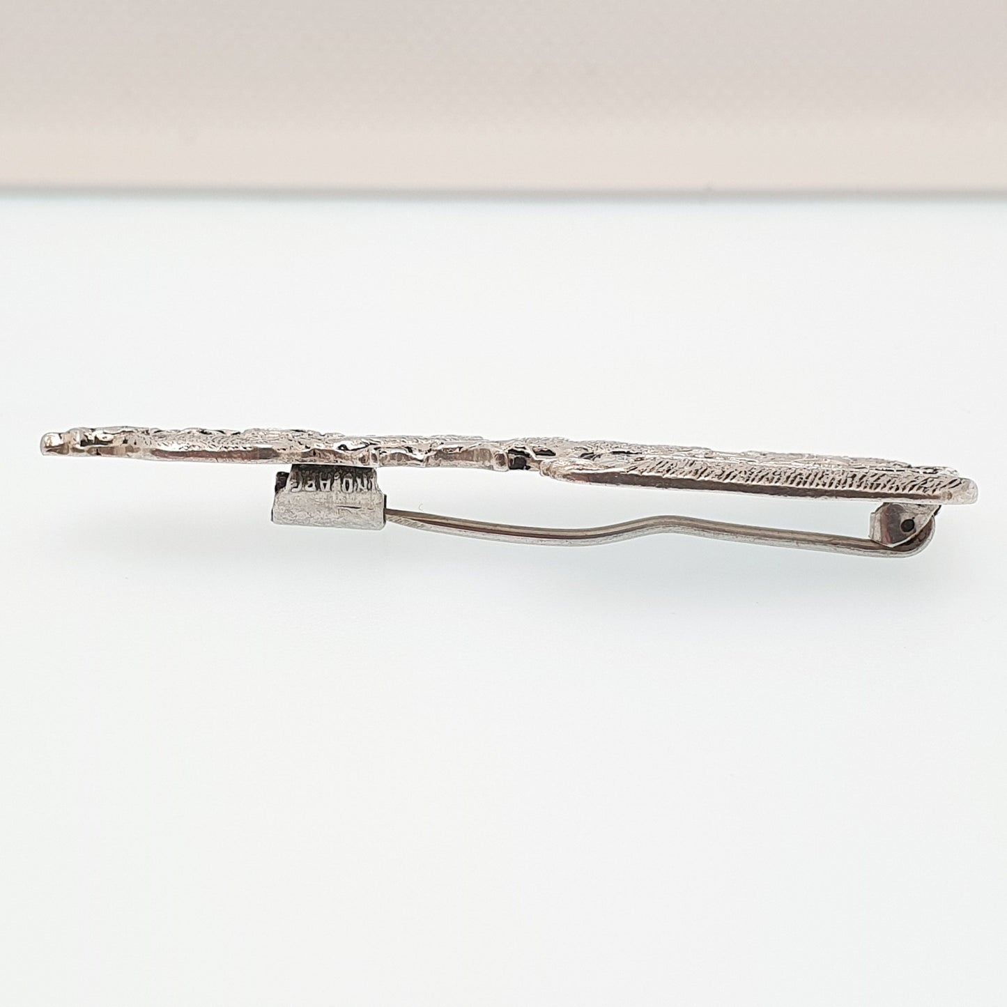 Vintage Solid Silver Cowboy Wagon Brooch Argentinean Bull Industria Argentina Caravan El Gaucho Wild West Womens Mens Jewellery Jewelry