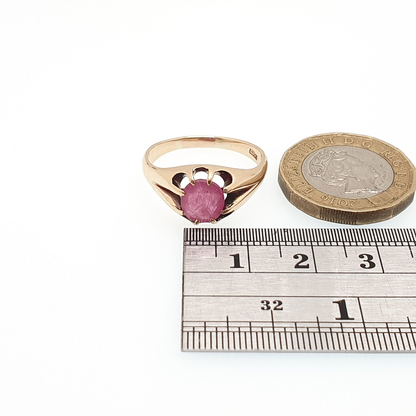Antique Victorian 15ct Gold Ruby Ring Gypsy Solitaire Natural Gemstone Solid 15k 625 Chunky Large Vintage Mens Womens Jewelry Jewellery