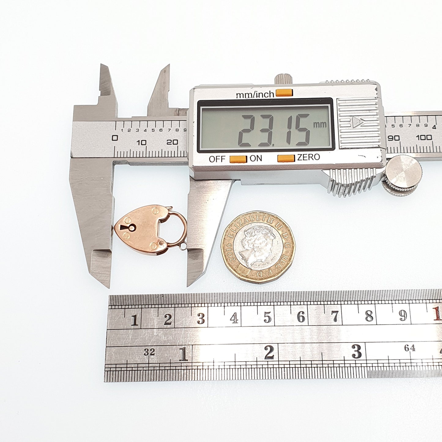 Antique 9ct 9k Rose Gold Large Padlock Charm Victorian Necklace Pendant Bracelet Big Solid 375 Lock Vintage Womens Mens Jewelry Jewellery