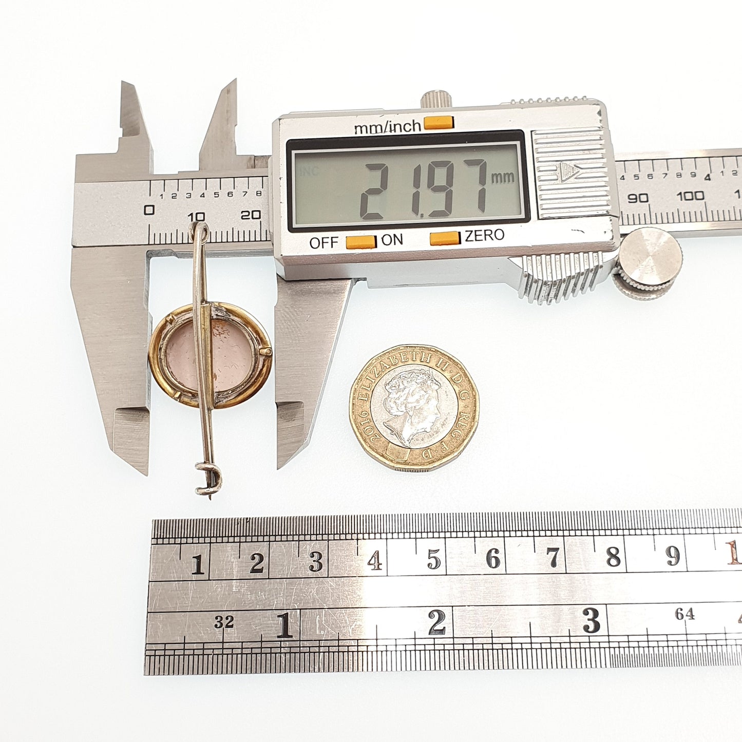 Antique Victorian 9k 9ct Gold Cameo Brooch Pin Solid Silver Bar Pin 375 Hand Carved Shell Vintage Italian European Jewelry Womens Jewellery