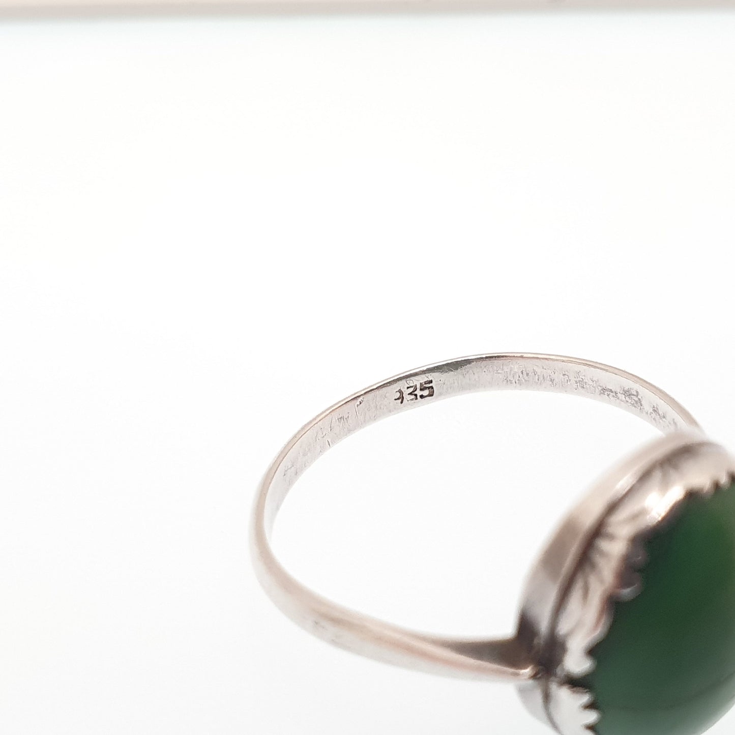 Antique Victorian Solid Silver Natural Turquoise Ring Oval Cabochon Solid 935 Vintage 1800s Rare Genuine Vintage Women Jewelry Jewellery