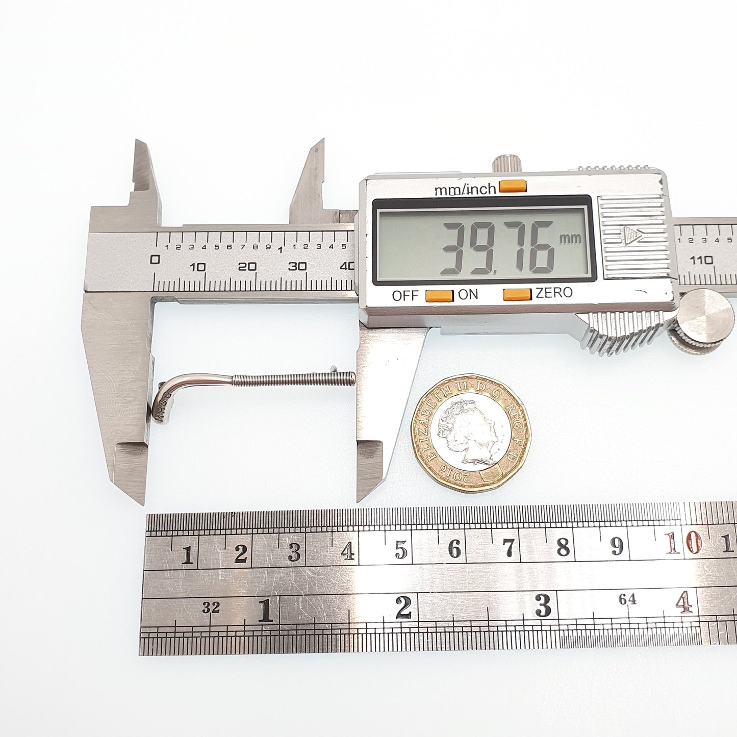 Antique Sterling Silver Riding Crop Cane Brooch Pin Horse Riding Equestrian Jockey Racing 1907 Hallmark Solid 925 Jewelry Jewellery Vintage