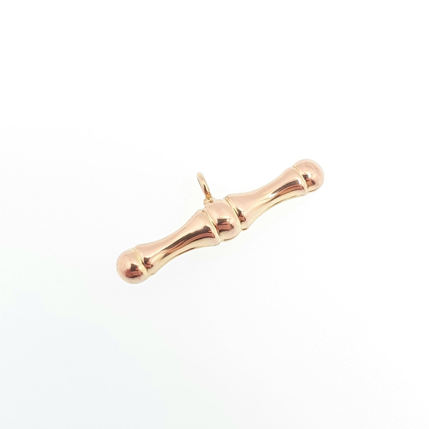 Antique Victorian 9ct Rose Gold T Bar Pendant Fob Necklace Solid 375 9k 9 Carat Large Hallmark Albert Chain Jewelry Jewellery Mens Womens