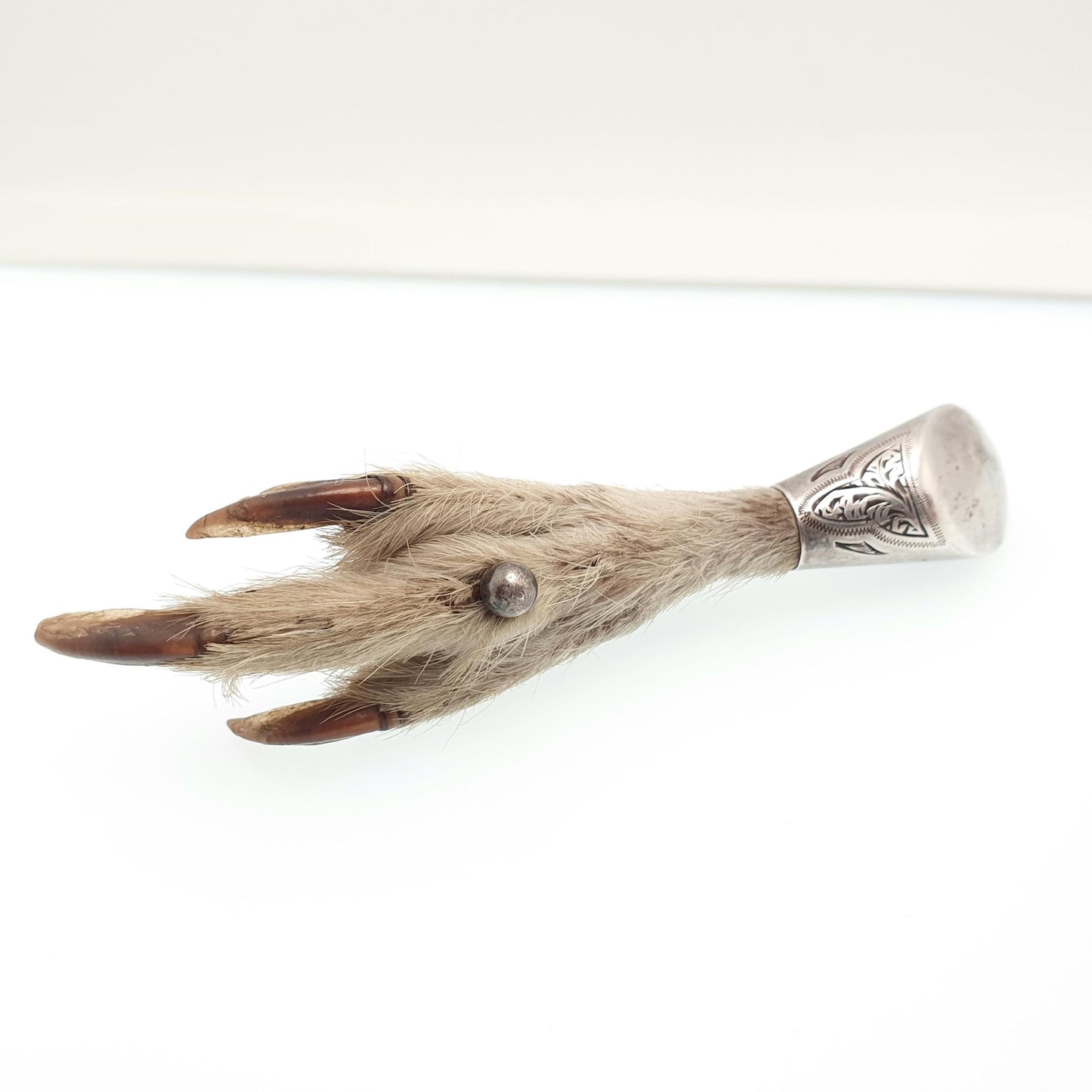 Antique Victorian Grouse Foot Brooch Solid Silver Pin Scottish High Quality Large Bird Claw Genuine Real Mens Womens Highlands Jewelry
