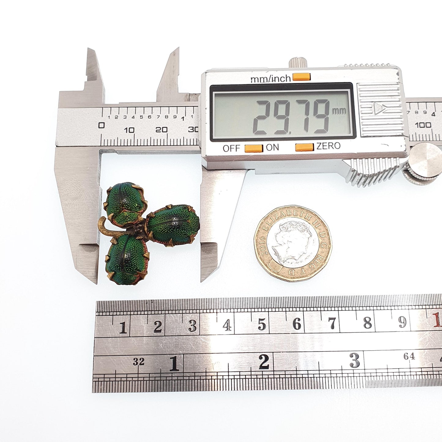 Antique Scarab Beetle Brooch Clover Genuine Real Insect Victorian 1800s Gold Gilt Egyptian Revival Bug Irish Good Luck Shell Mens Womens