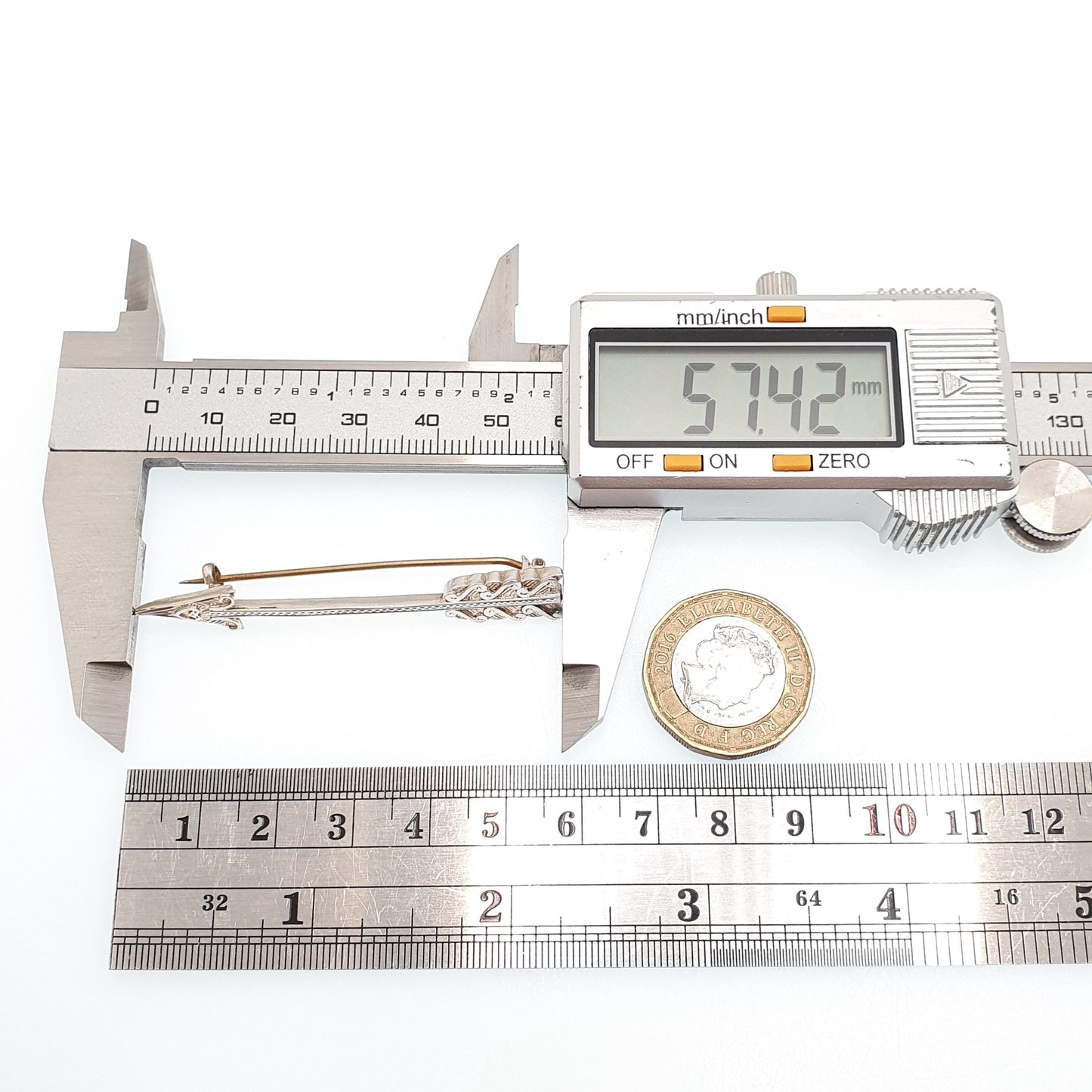Antique Victorian Solid Silver Arrow Brooch Pin Sagittarius Archer Love Cupid Genuine 1800s Gift Vintage Womens Mens Jewellery Jewelry