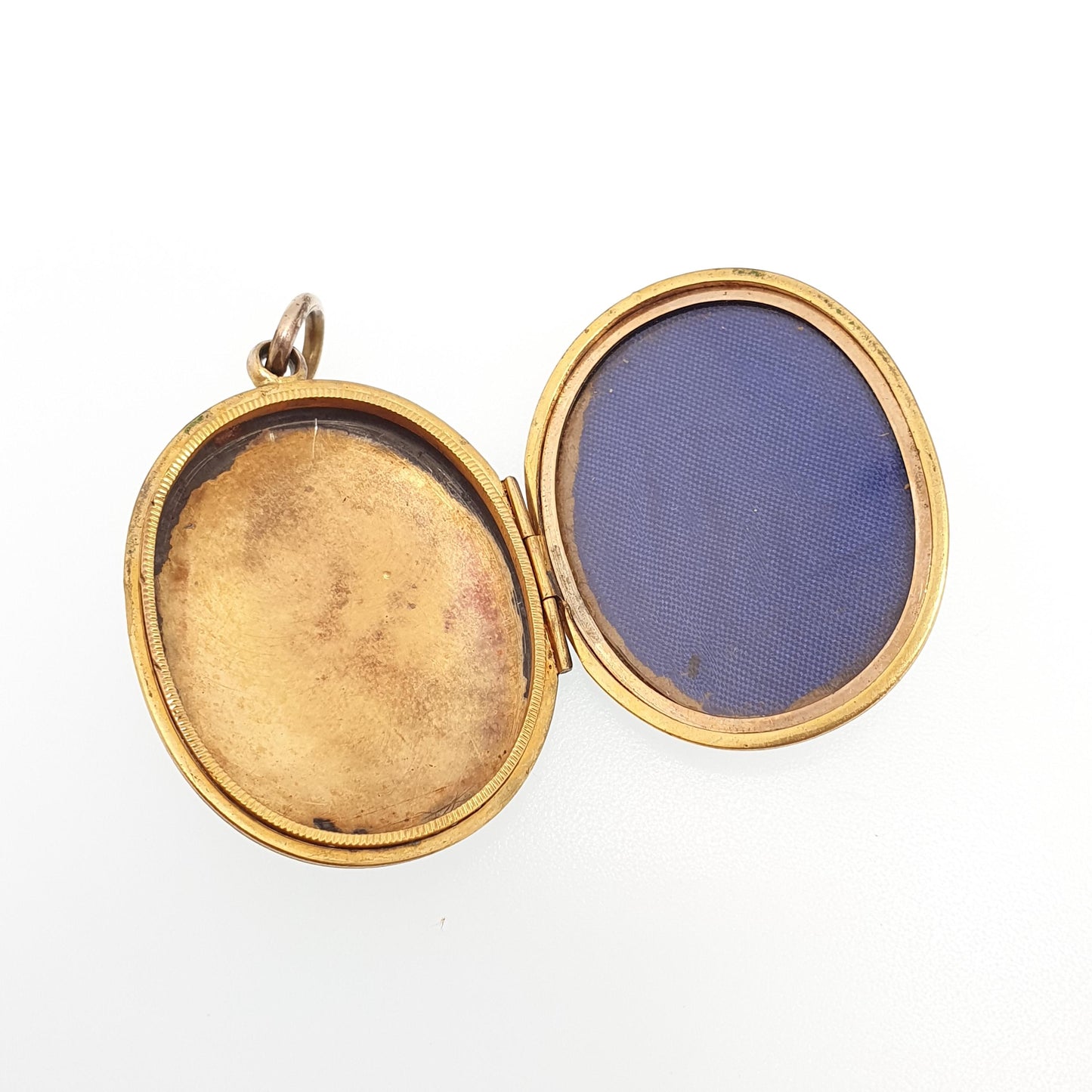 Antique Victorian 9ct Rose Gold Locket Buckle Hand Engraved Pendant Fine Estate Solid 375 9k Front Back Oval Large Vintage Jewelry Jewellery
