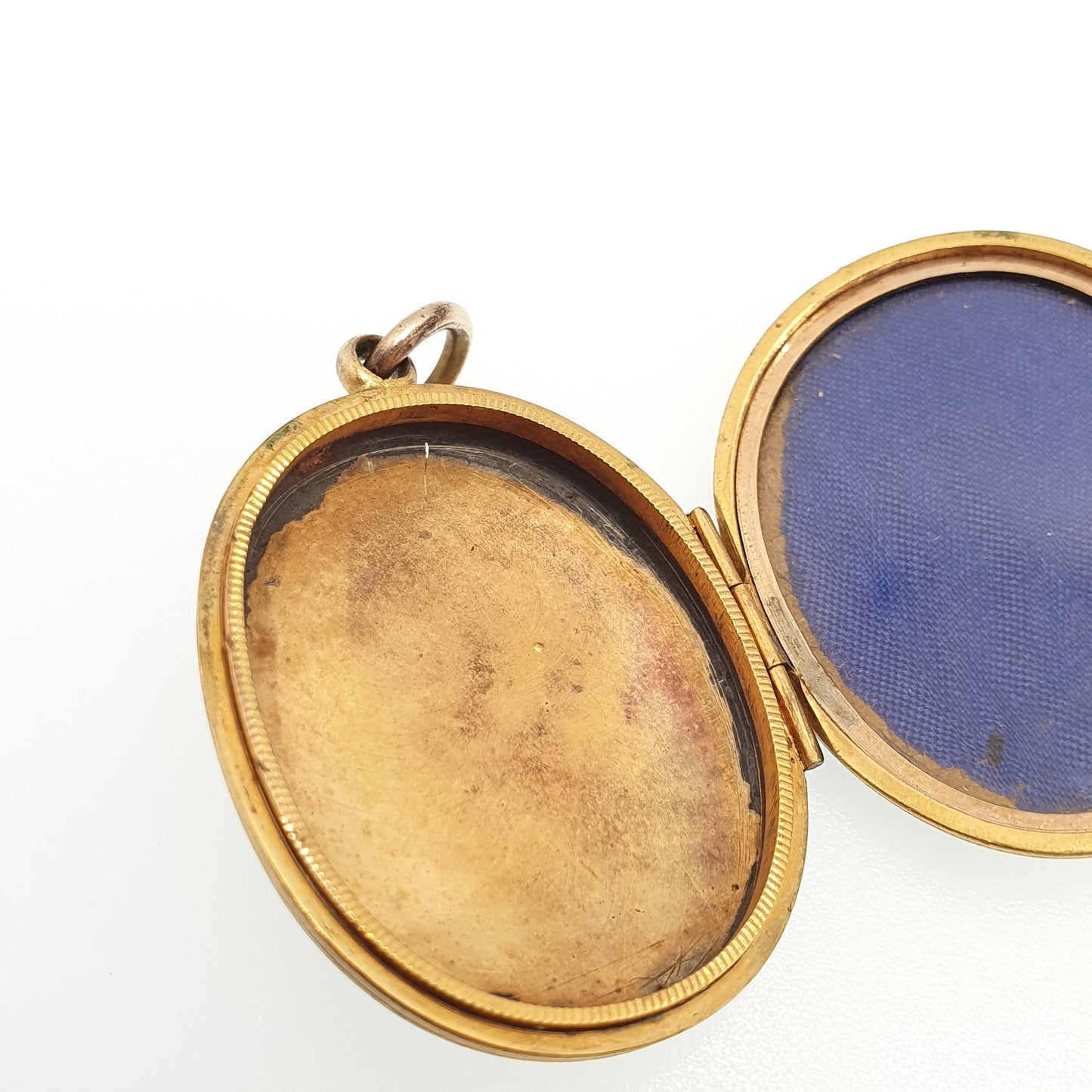 Antique Victorian 9ct Rose Gold Locket Buckle Hand Engraved Pendant Fine Estate Solid 375 9k Front Back Oval Large Vintage Jewelry Jewellery