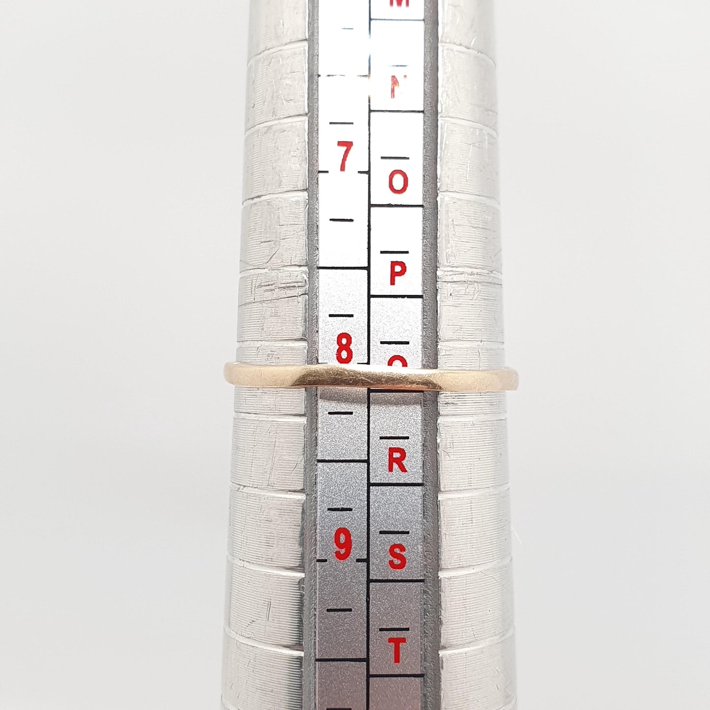 Vintage 9ct Gold Claddagh Ring Solid 9k 375 1990 Hallmark Irish Gaelic Band Stacker Heart Yellow Friendship Loyalty Womens Jewelry Jewellery