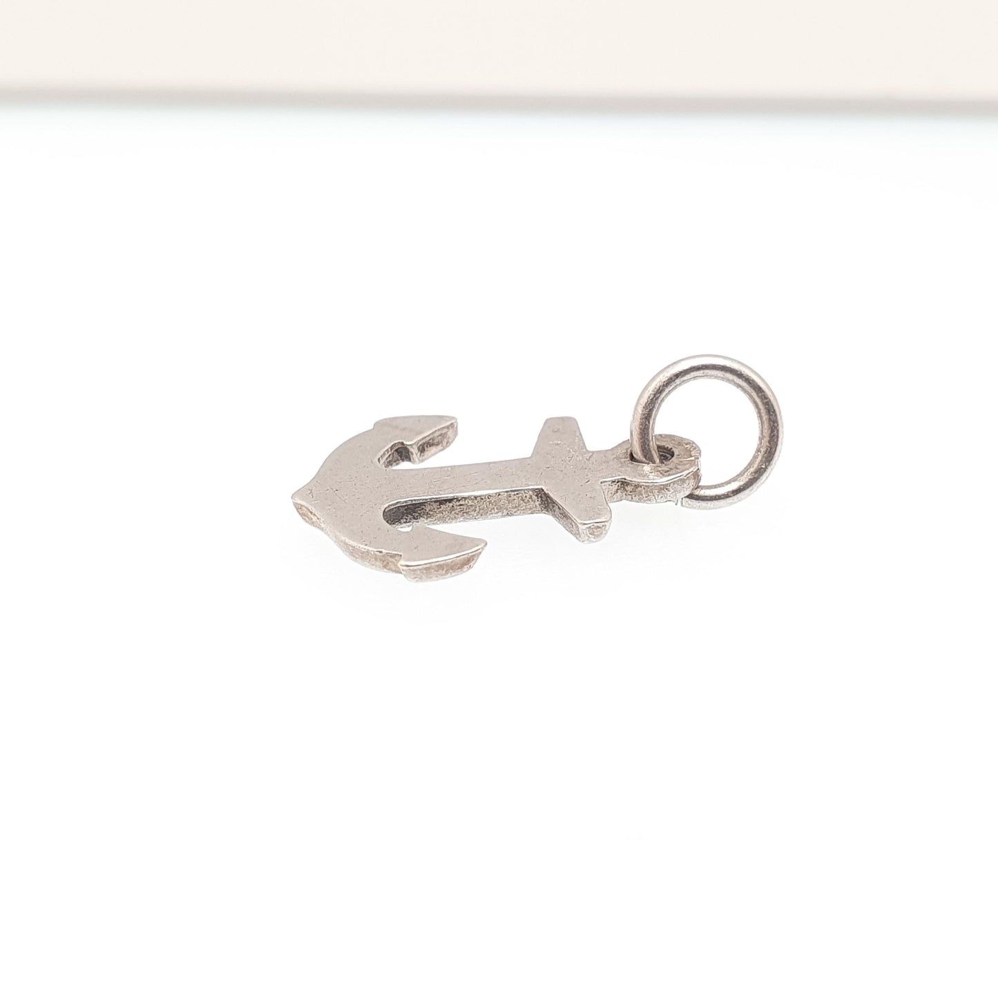 RESERVED/SOLD DON Antique Victorian Sterling Silver Anchor Charm Pendant 1899 Hallmark Bracelet Necklace Boat Hope Sail Travel Gift