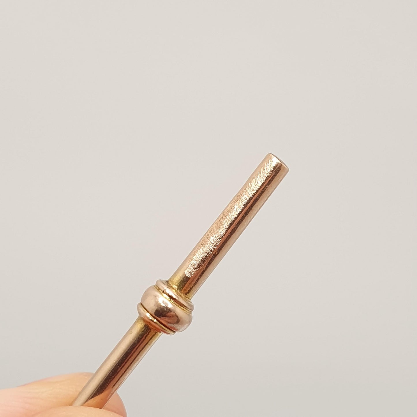 Antique Victorian 9ct Rose Gold T Bar Pendant Fob Necklace Solid 375 9k 9 Carat Large Hallmark Albert Chain Jewelry Jewellery Mens Womens