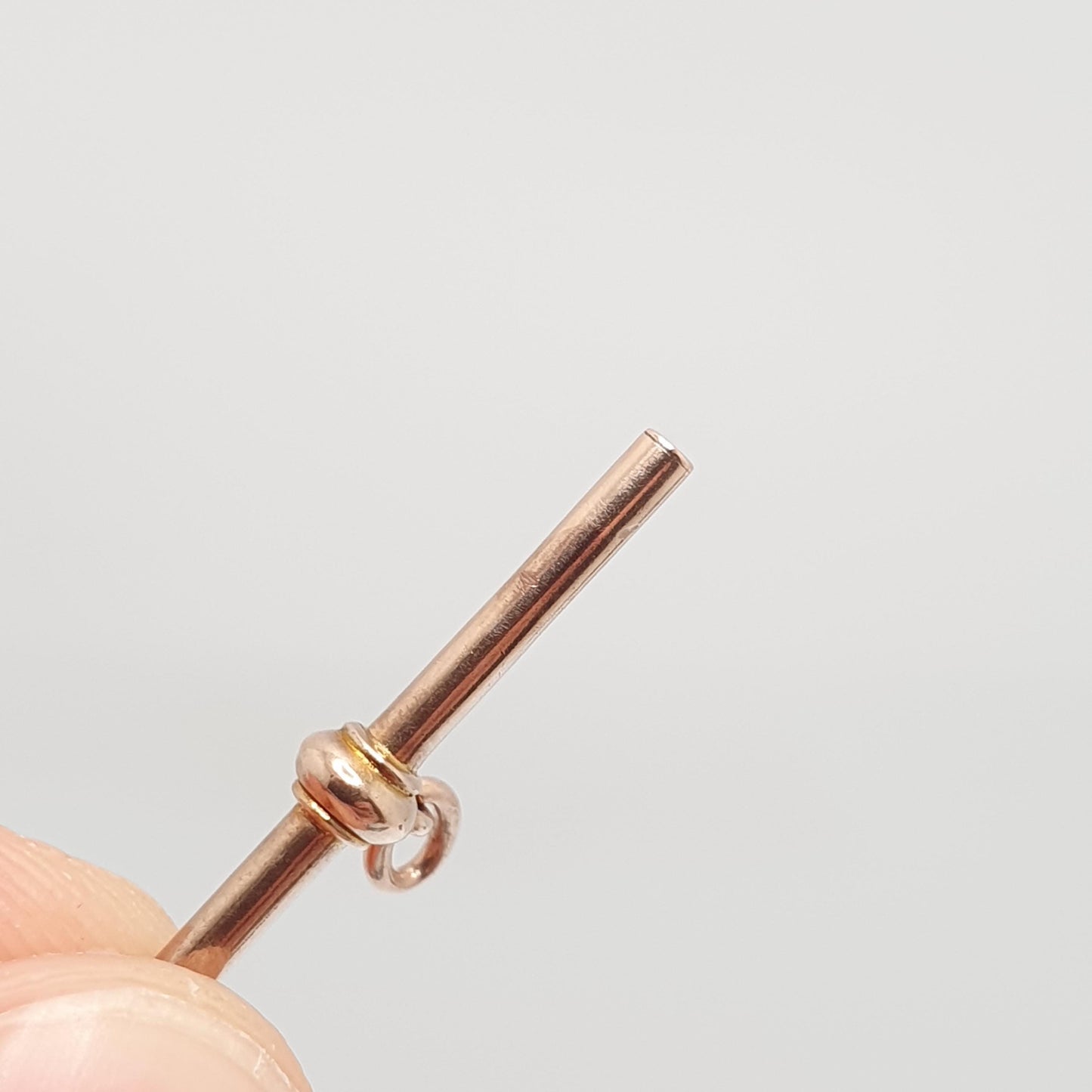 Antique Victorian 9ct Rose Gold T Bar Pendant Fob Necklace Solid 375 9k 9 Carat Large Hallmark Albert Chain Jewelry Jewellery Mens Womens