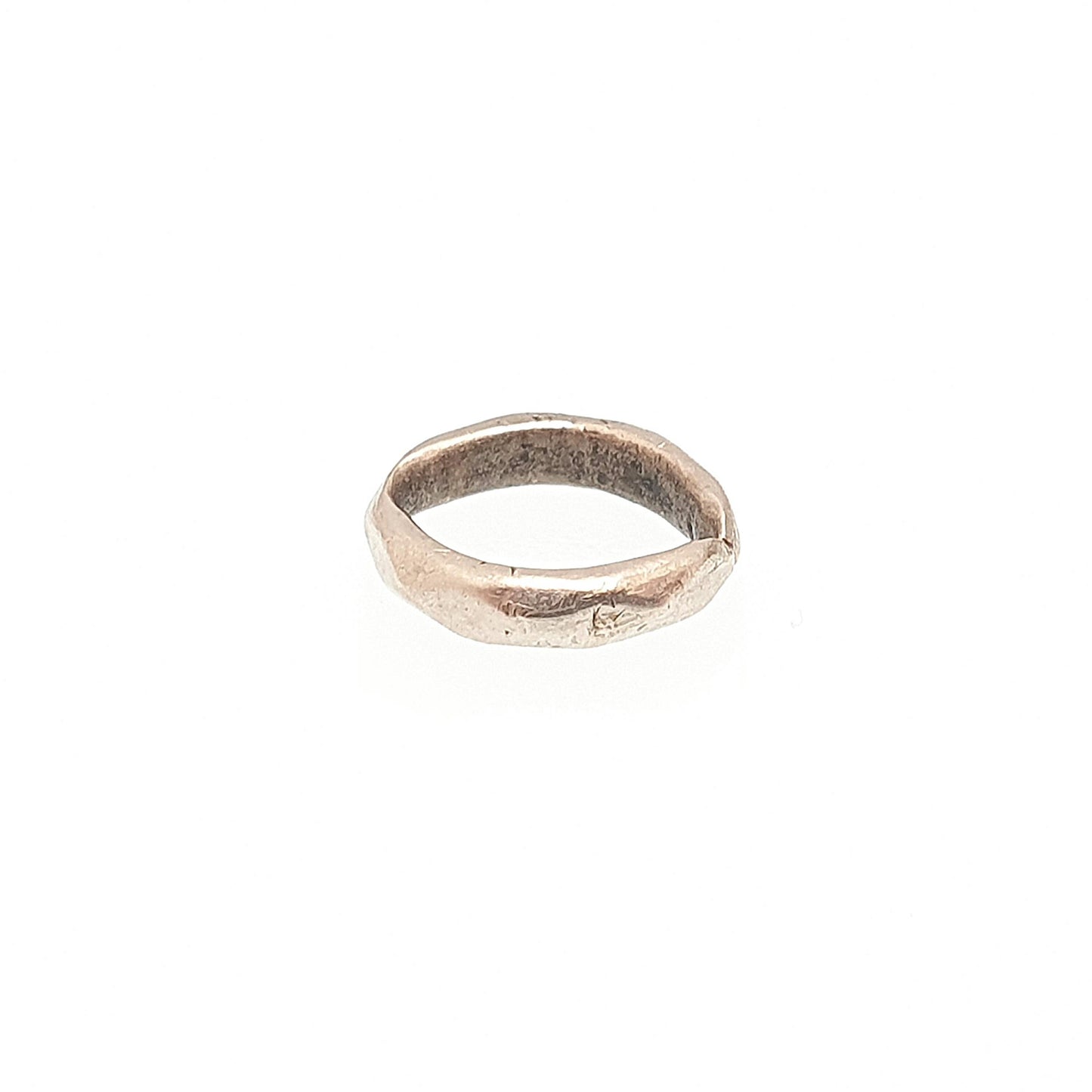 Antique 9k 9ct Gold Jump Ring Faceted Genuine Victorian Early 1800s Solid 375 Angled Yellow Split Open Jewellery Findings Upcycle Women
