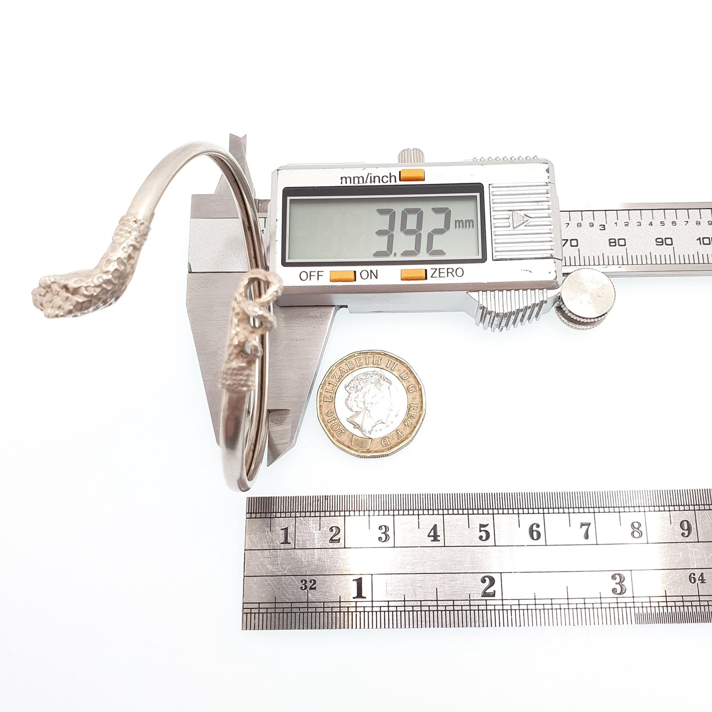 Antique Victorian Solid Silver Snake Bangle Bracelet Bypass Crossover Serpent Fine Estate Rare Vintage Womens Jewellery Jewelry
