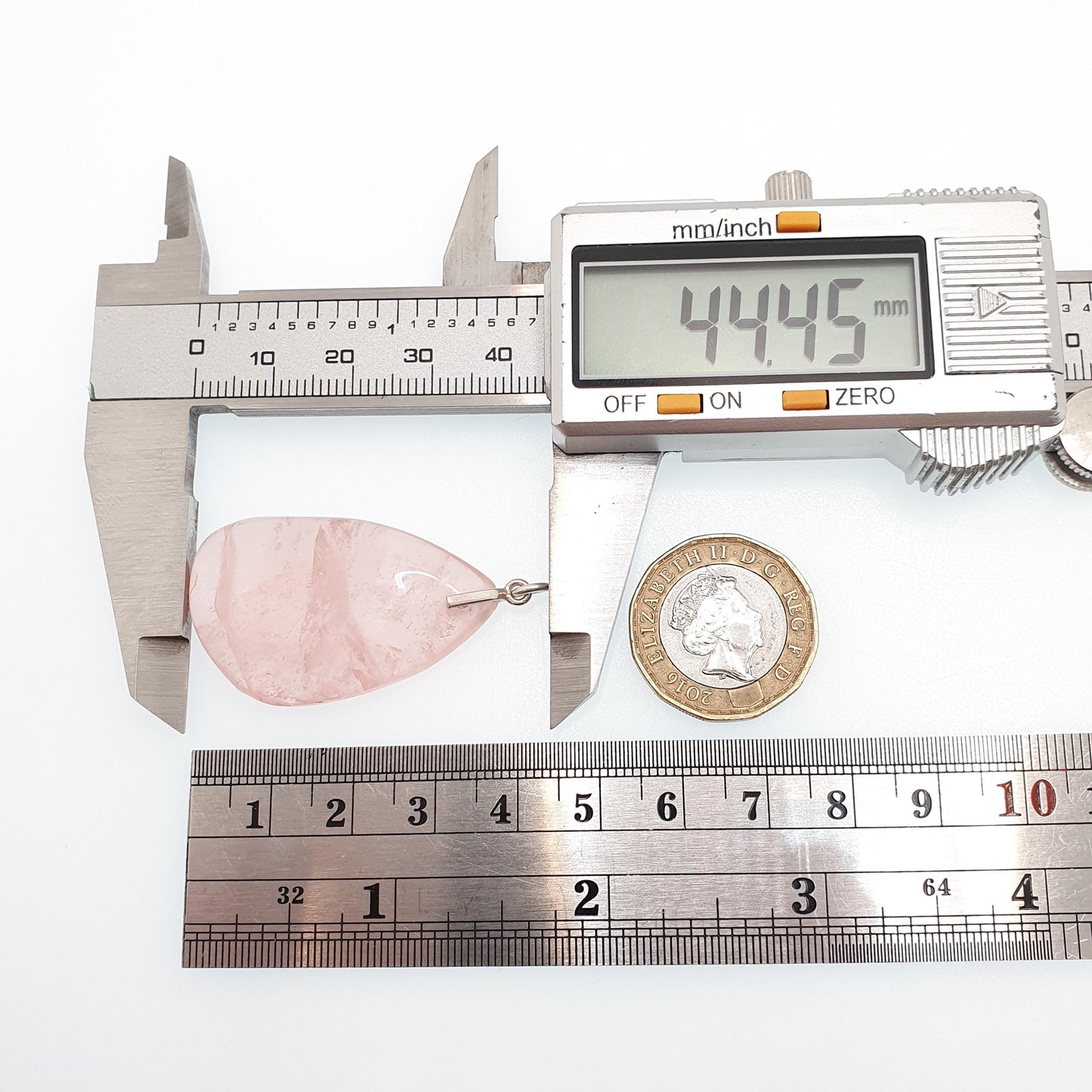 RESERVED/SOLD JOY Antique Rose Quartz Pendant Solid Silver Necklace Art Deco Genuine Real Pink Natural Gemstone Pebble