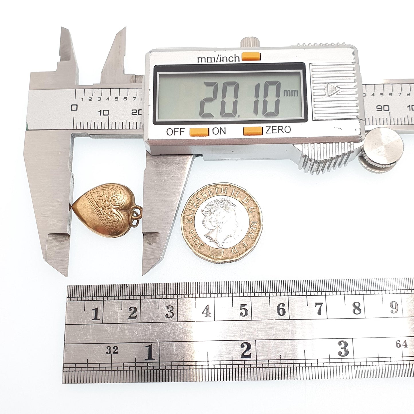 Antique 18ct Gold Cased Heart Pendant Charm Necklcae Victorian Thick Rolled Gold Filled Love Gift Sweet Womens Jewelry Vintage Jewellery