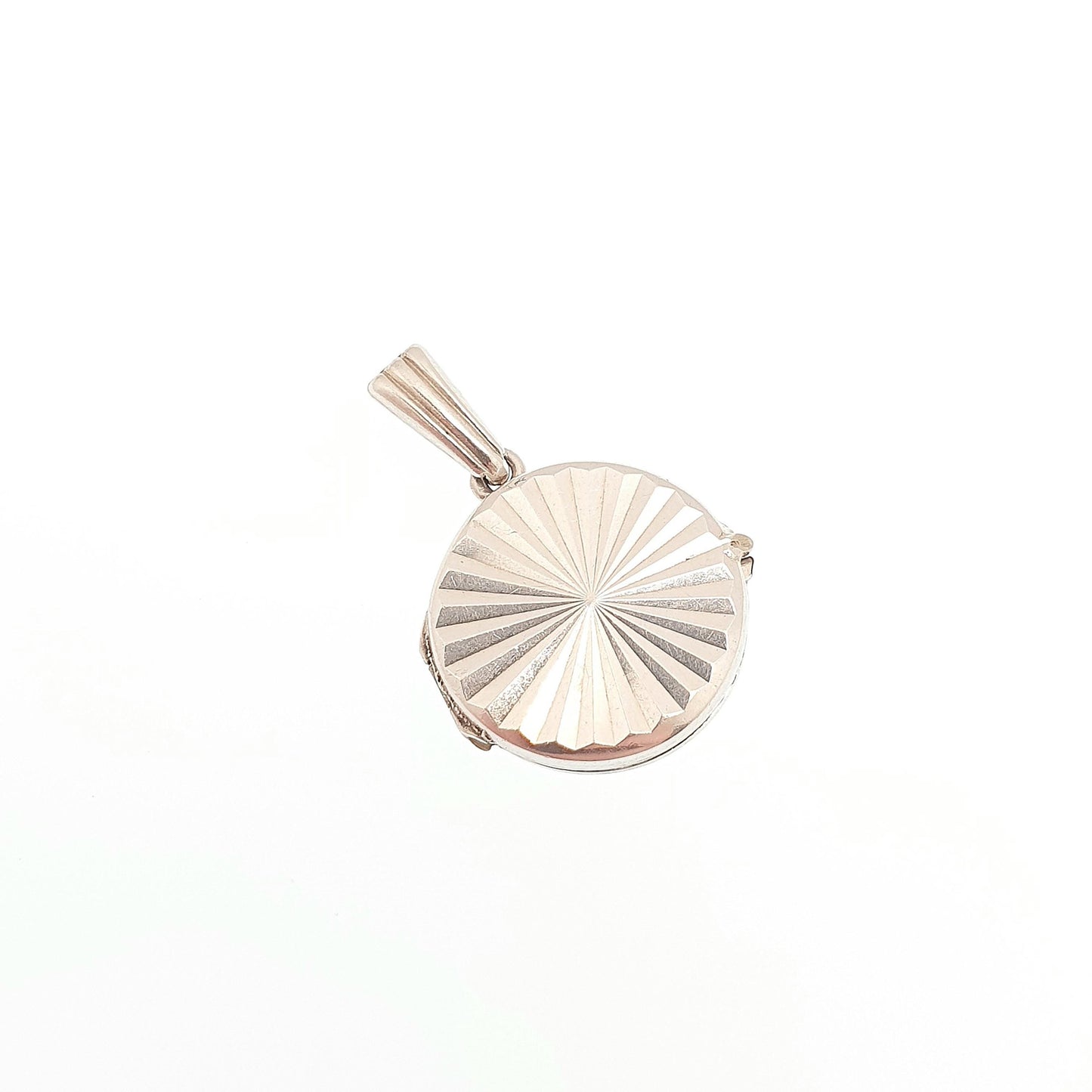 Vintage GEORG JENSEN Sterling Silver Locket Gyroscope Round Circle Necklace Small Pendant Hallmark Cute Picture Photo Jewelry Jewellery