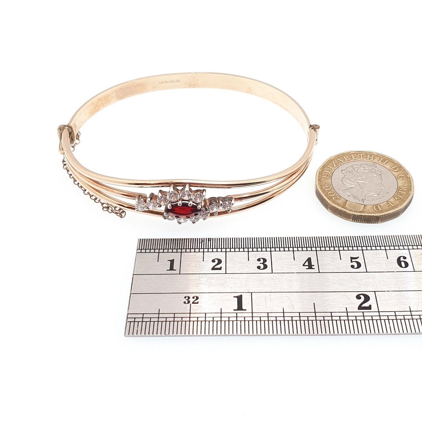 Antique Garnet Paste & Diamond Paste Bangle Rolled Gold Filled Snap Bracelet 1910s Unique Fine Estate Womens Vintage Jewelry Jewellery