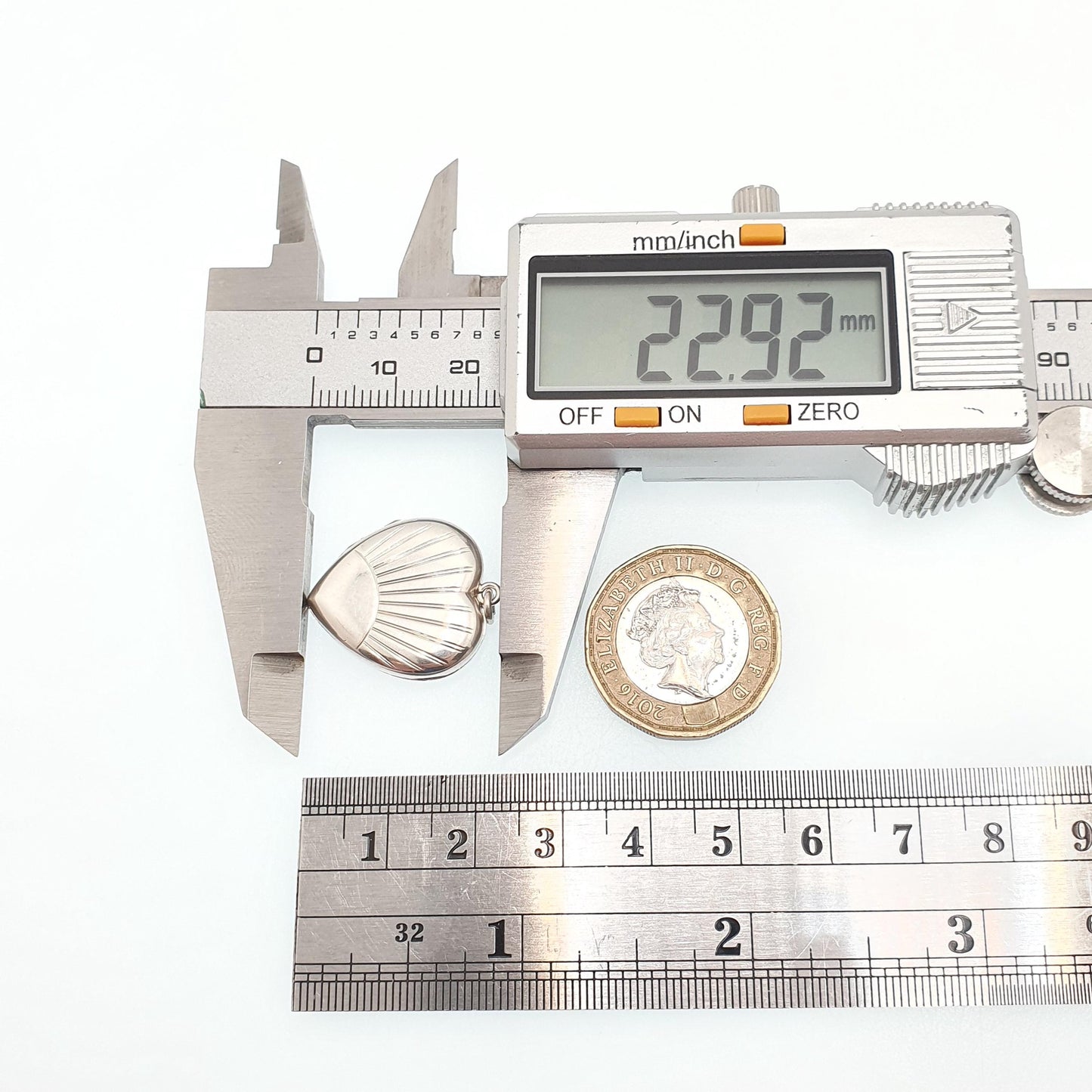 Antique Sterling Silver Heart Locket Sunburst Art Deco Necklace Pendant Engraved 1920s Cute Picture Photo Womens Jewelry Jewellery