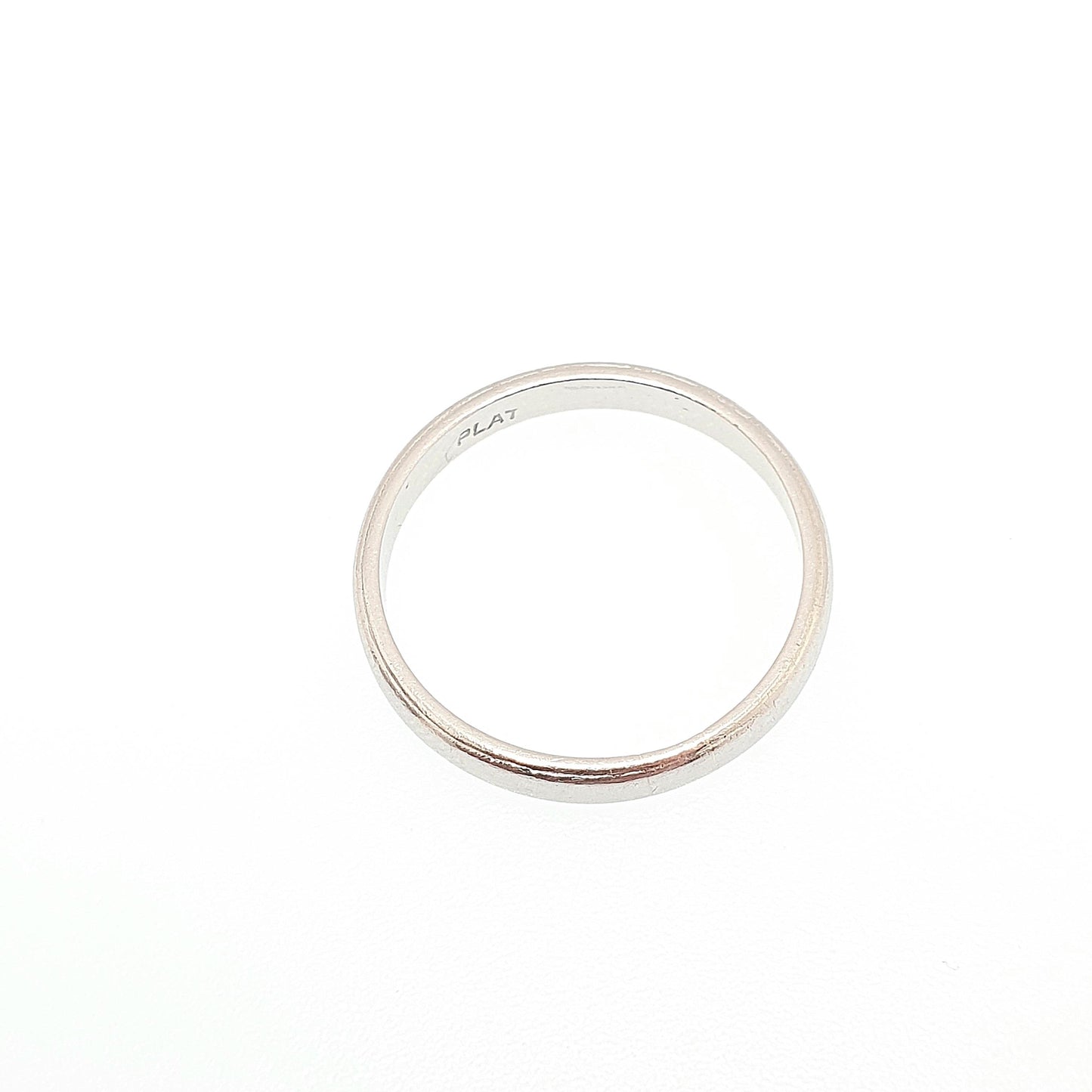 Antique Art Deco Platinum Band Ring Wedding Bands Solid Platinum 1920s Genuine Vintage Full Band Mens Womens Jewellery Jewelry