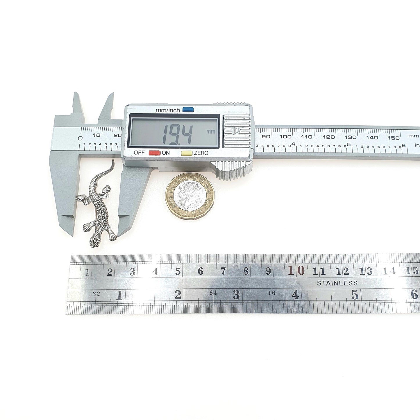 Antique Solid Silver Art Deco Marcasite Lizard Brooch French Silver Hallmarks Womens Reptile Jewelry Jewellery