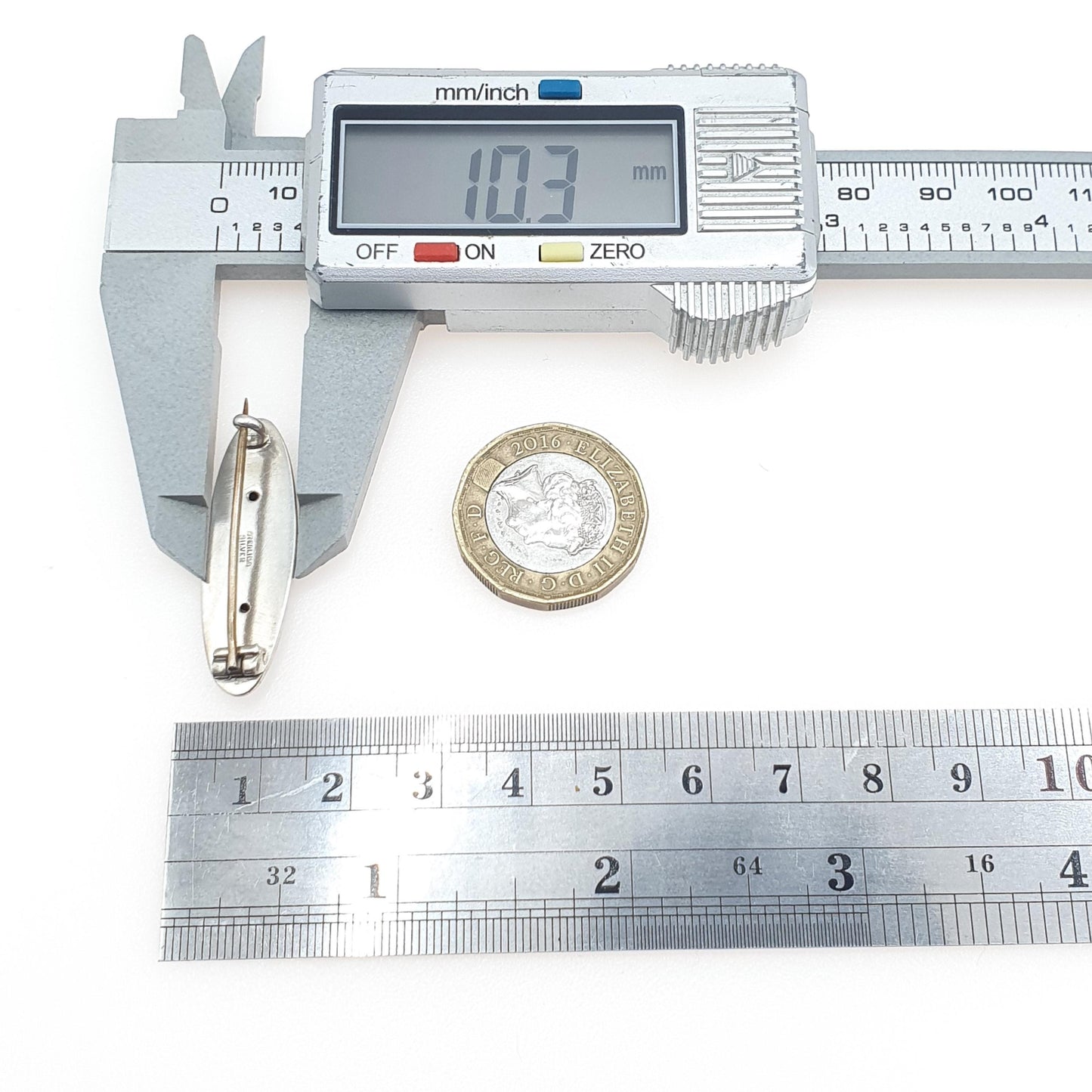 Antique Victorian Sterling Silver Black Enamel Brooch Seed Pearl Mourning Jewelry Ladies Womens Jewelry Jewellery