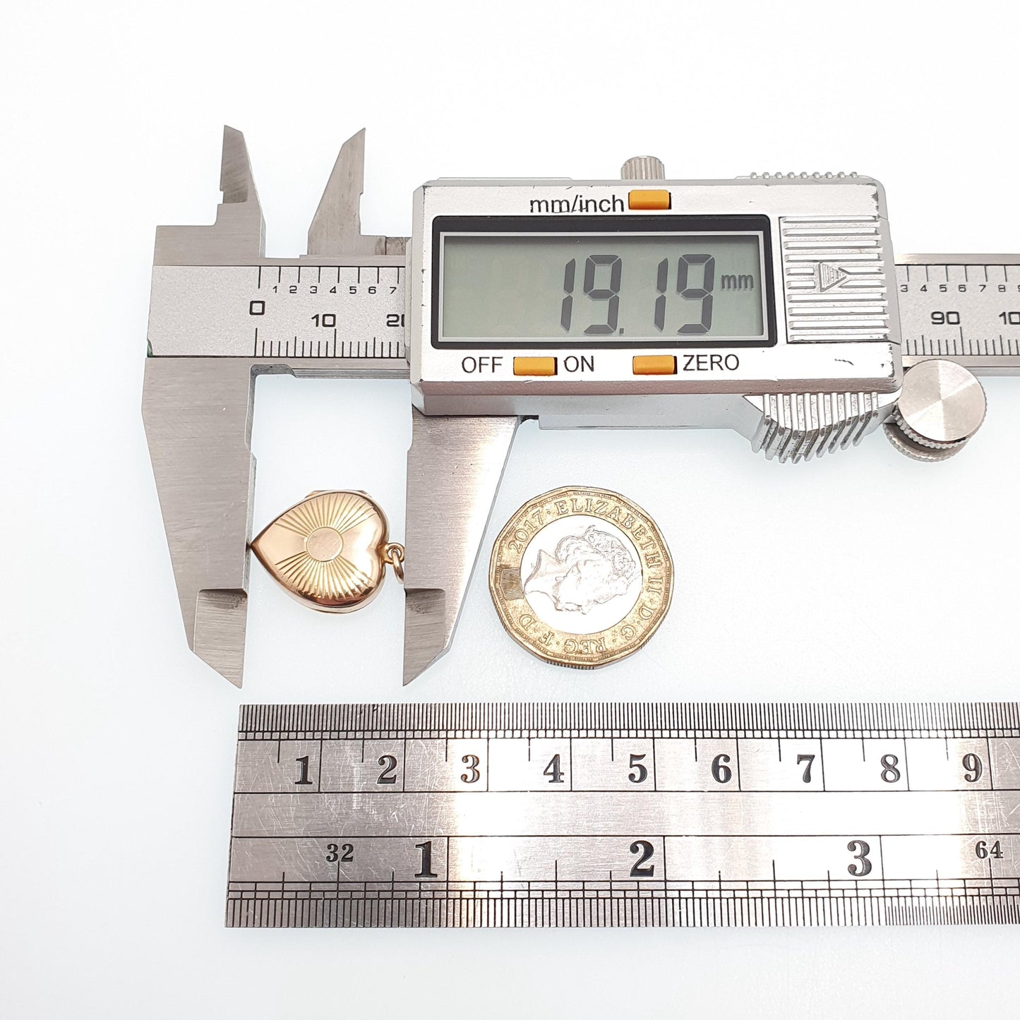 Antique 9ct 9k Gold Heart Locket Sunburst Art Deco Solid Yellow Gold Back & Front Engraved 1920s Necklace Photo Pendant Jewelry Jewellery