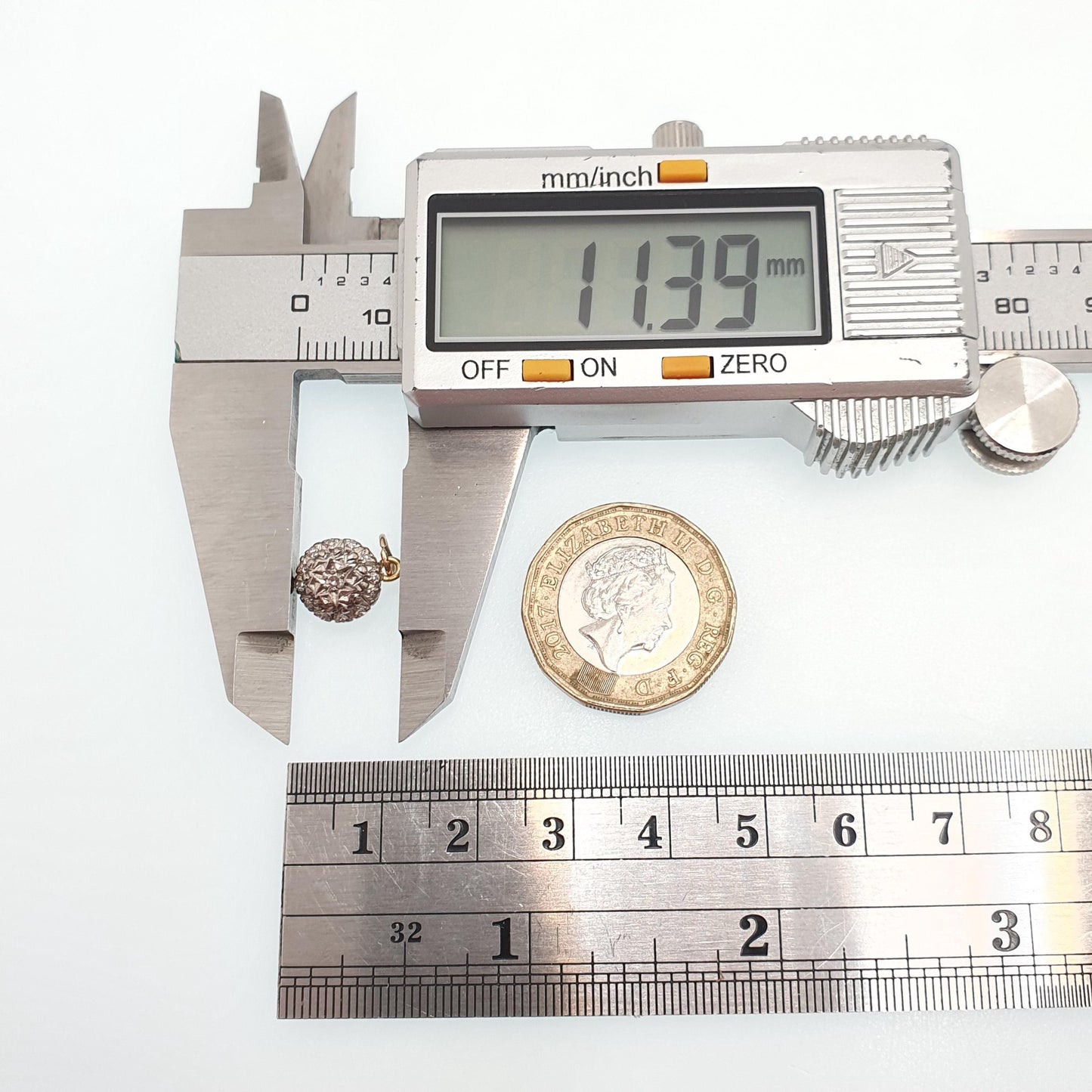 Antique 18ct Gold Diamond Pendant Star Cluster Necklace Solid 750 18k 18kt Natural Diamonds Gemstone Vintage