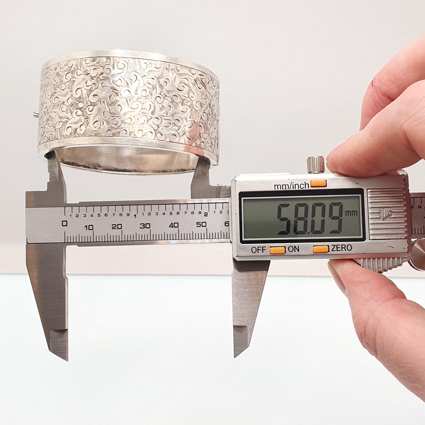 Antique Victorian Sterling Silver Snap Bracelet Bangle Large Heavy Chunky 27.31g Solid 925 Vintage Jewelry Jewellery