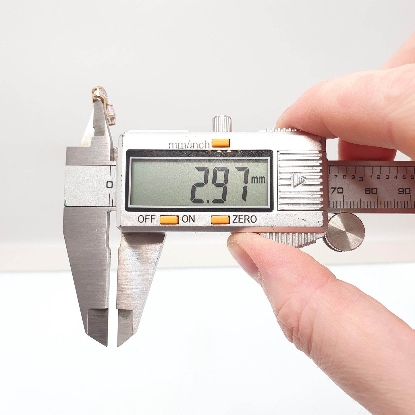 Vintage 9ct 9k Gold Amethyst & Diamond Pendant Necklace Solid 9k 375 Lilac Light Purple Genuine Real Gemstone Jewellery Jewelry