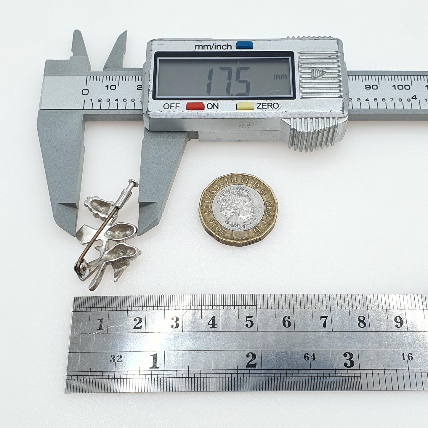 Antique Art Deco Solid Silver Bird Brooch Pair of Songbirds Grape Grapevine Marcasite Birds Womens Jewelry Jewellery