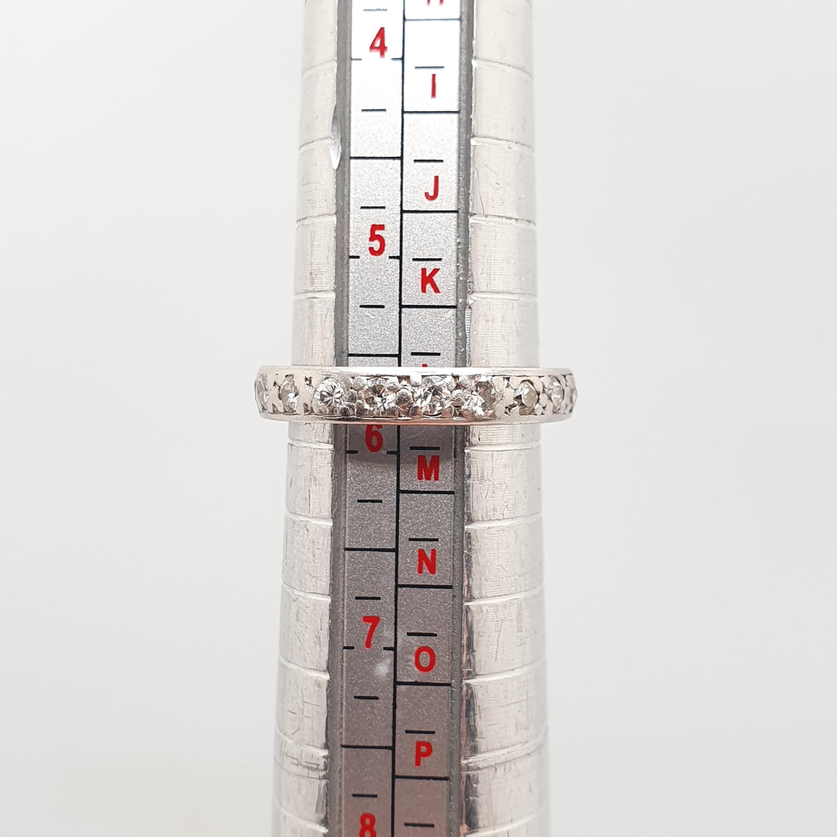 Antique Art Deco Platinum Diamond Eternity Ring 0.7ct Natural Diamonds 1920s Gemstone Full Band Stacker Wedding Womens Jewellery Jewelry