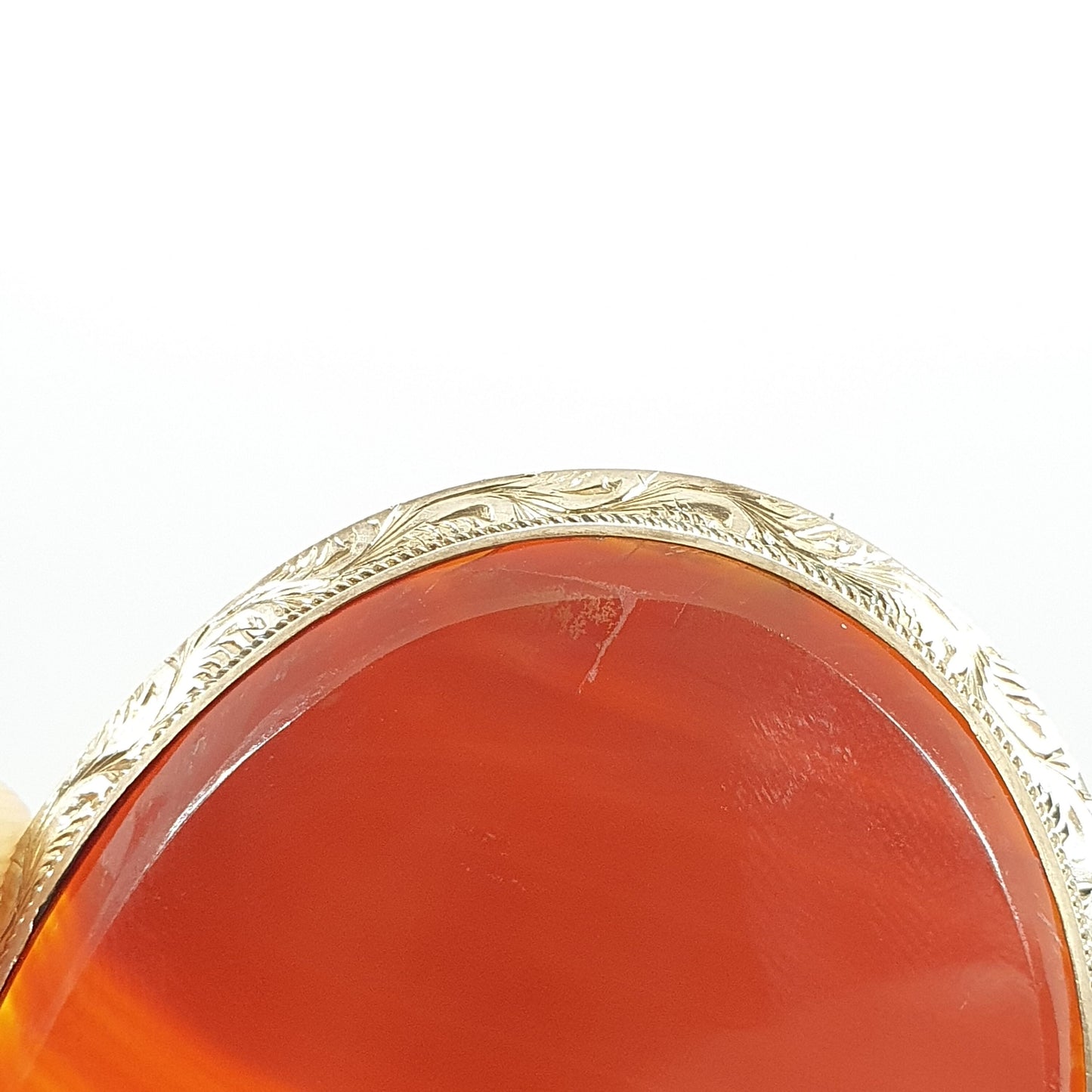 Antique 9ct 375 Gold Victorian Agate Brooch Pin Solid 9k Engraved Large Big Specimen Vintage Quartz Banded Red Womens Jewelry Jewellery