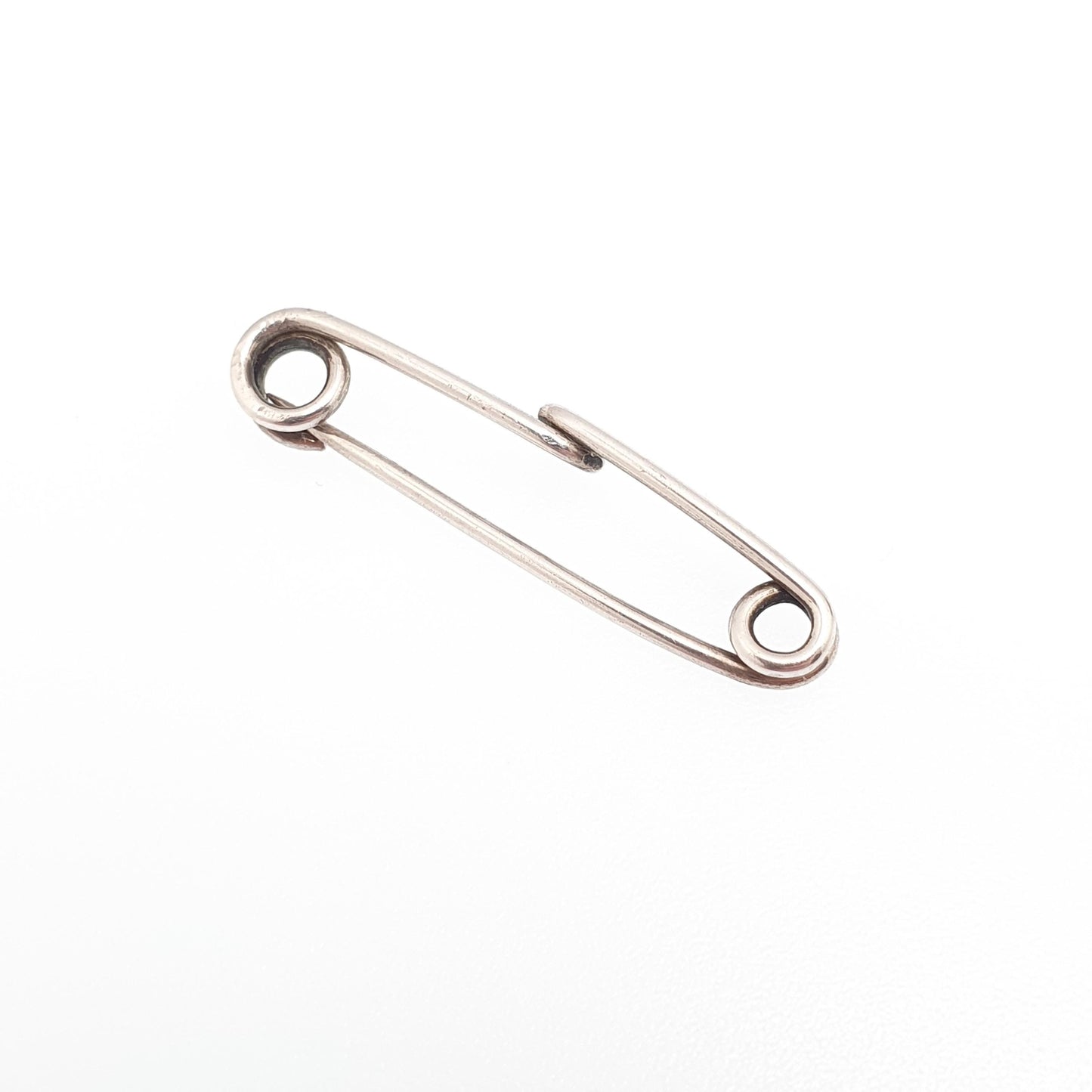 Antique Victorian Solid Silver Safety Pin Brooch Nurse Fob Genuine Authentic 1800s Fastener Clip Vintage Rare Unique Jewellery Jewelry