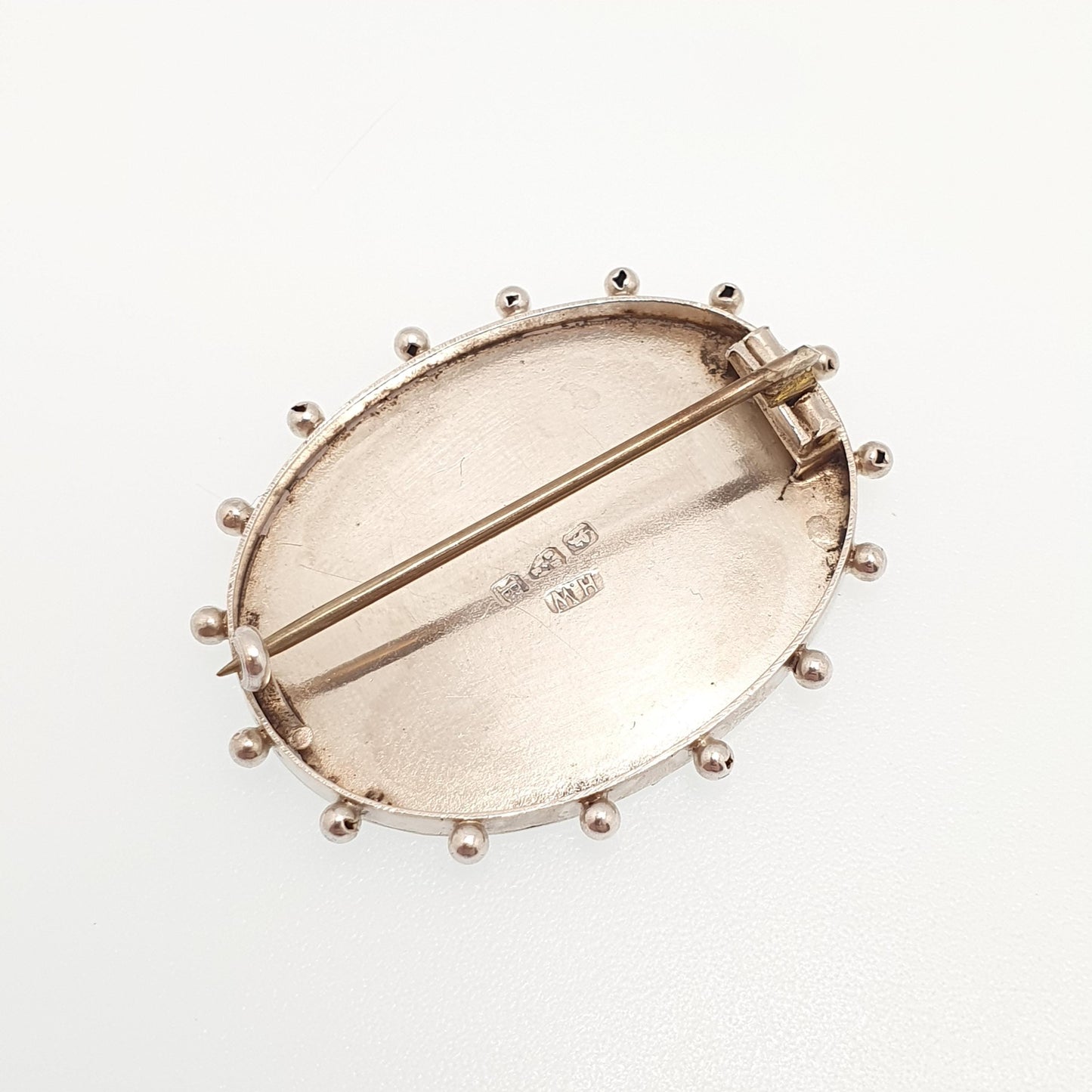 Antique Victorian Sterling Silver Estate Manor Brooch Castle Palace British Tourism Building UK Genuine Rare Womens Jewelry Jewellery