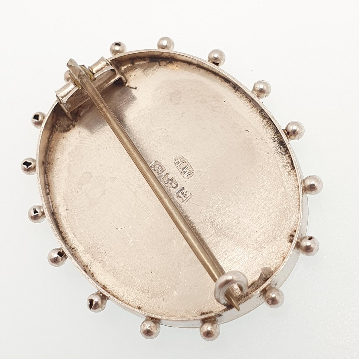 Antique Victorian Sterling Silver Estate Manor Brooch Castle Palace British Tourism Building UK Genuine Rare Womens Jewelry Jewellery