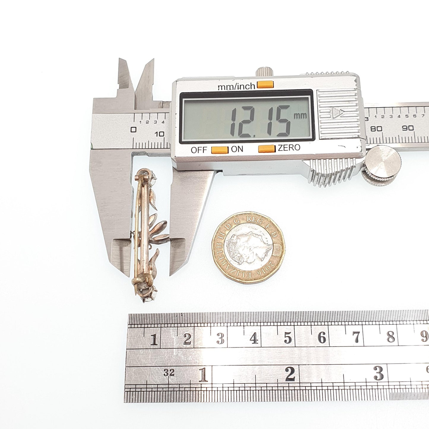 Antique Victorian Fly Brooch Solid Silver Diamond Paste Pastes Bar Pin Vintage 1800s Bug Insect Gift Vintage  Rare Womens Jewelry Jewellery