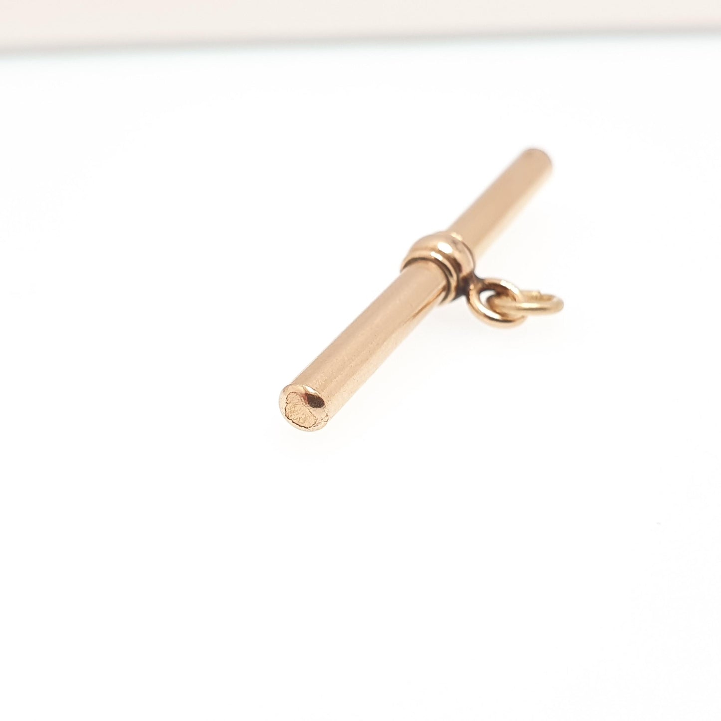 Antique Rolled Gold T Bar Pendant Necklace Albert Chain Pocket Watch Gold Filled Charm Vintage Mens Womens Jewelry Jewellery