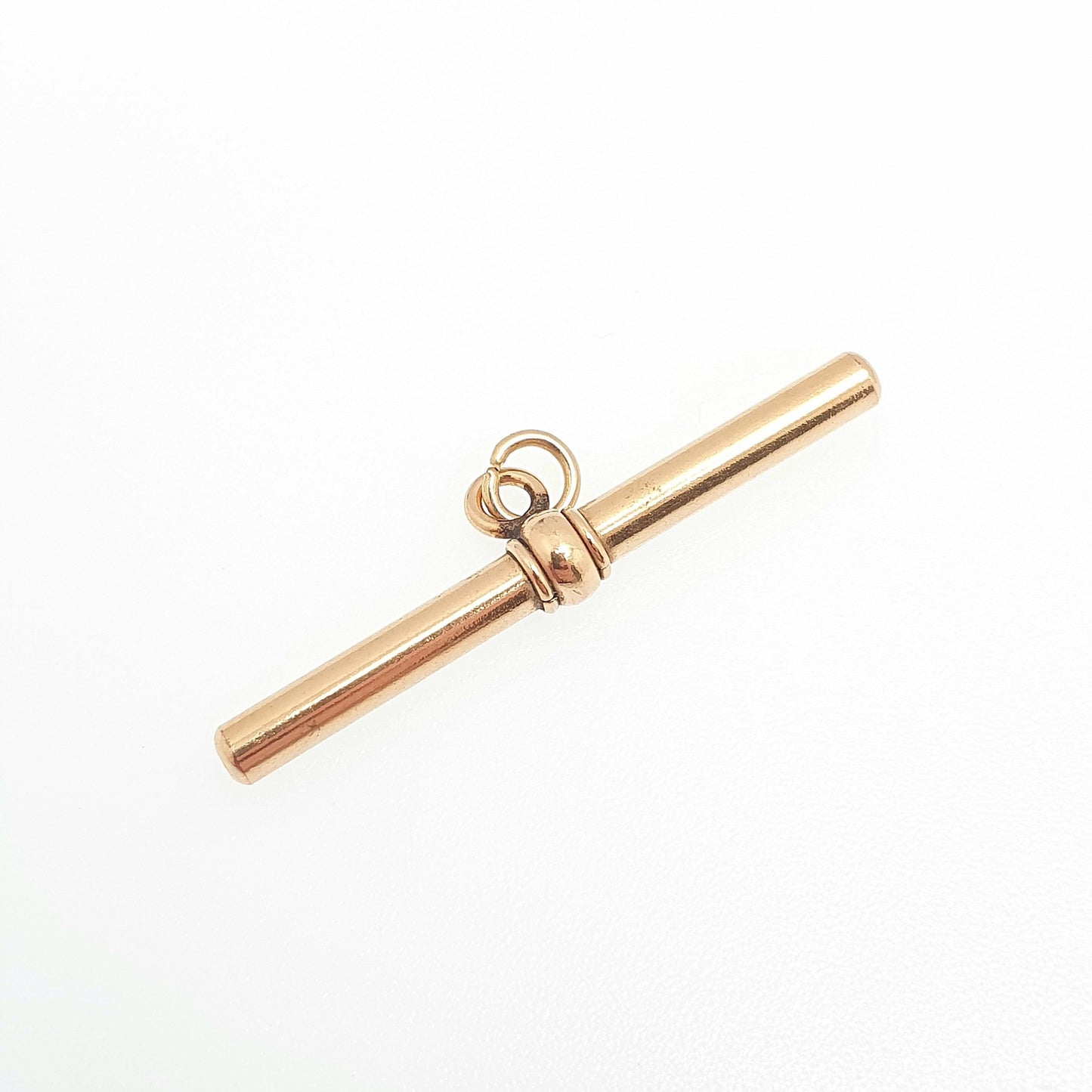 Antique Rolled Gold T Bar Pendant Necklace Albert Chain Pocket Watch Gold Filled Charm Vintage Mens Womens Jewelry Jewellery