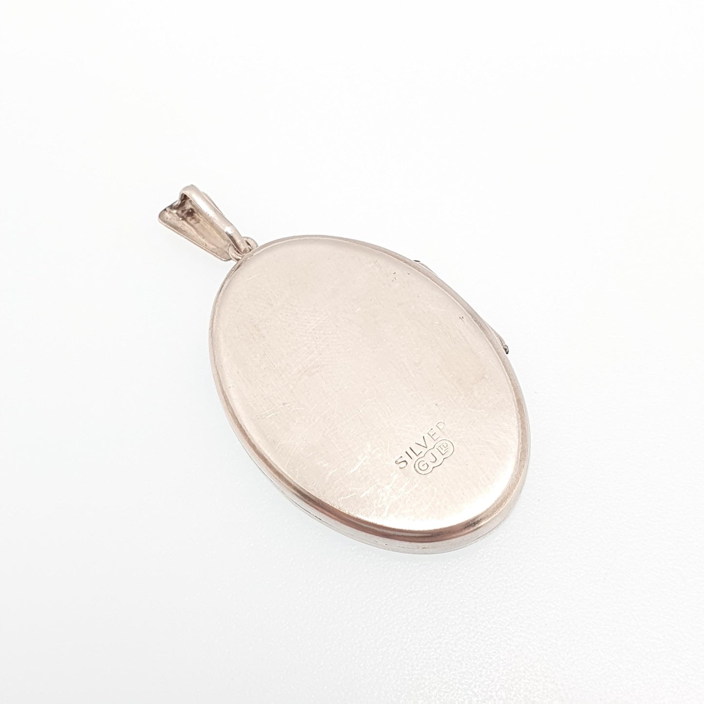 Vintage GEORG JENSEN Sterling Silver Locket Gyroscope Star Pattern Necklace Pendant Picture Photo Womens Jewelry Jewellery