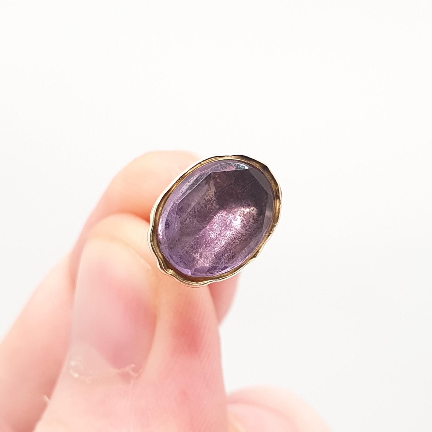 Antique 9ct 9k Gold Amethyst Fob Pendant Necklace Early Victorian Engraved Cone Purple Quartz Gemstone Solid 375 Vintage Jewellery Jewelry