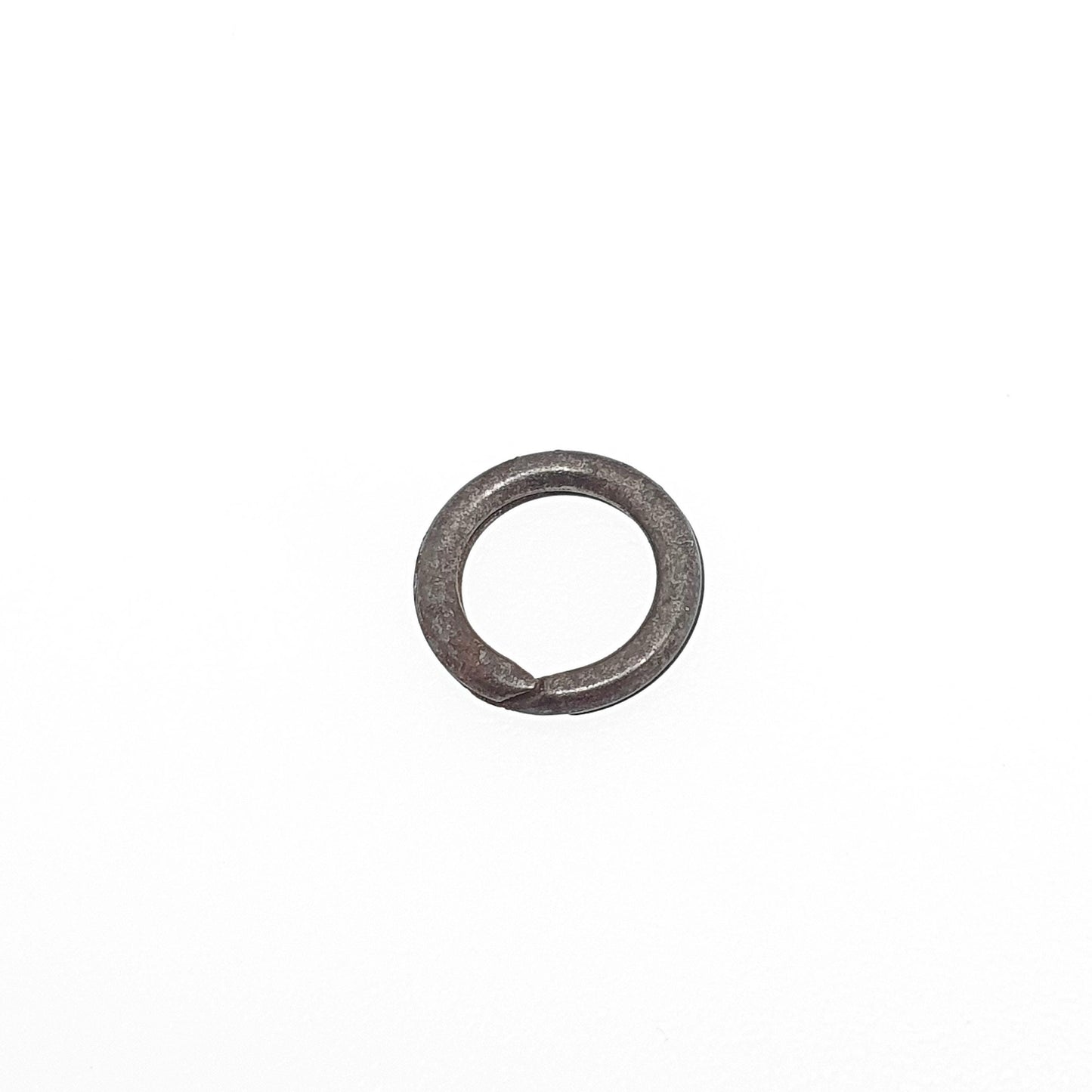 Antique Victorian Split Ring Gun Metal Black Genuine 1800s Jump Open Gothic Vintage Jewelry Jewellery Findings Upcycle