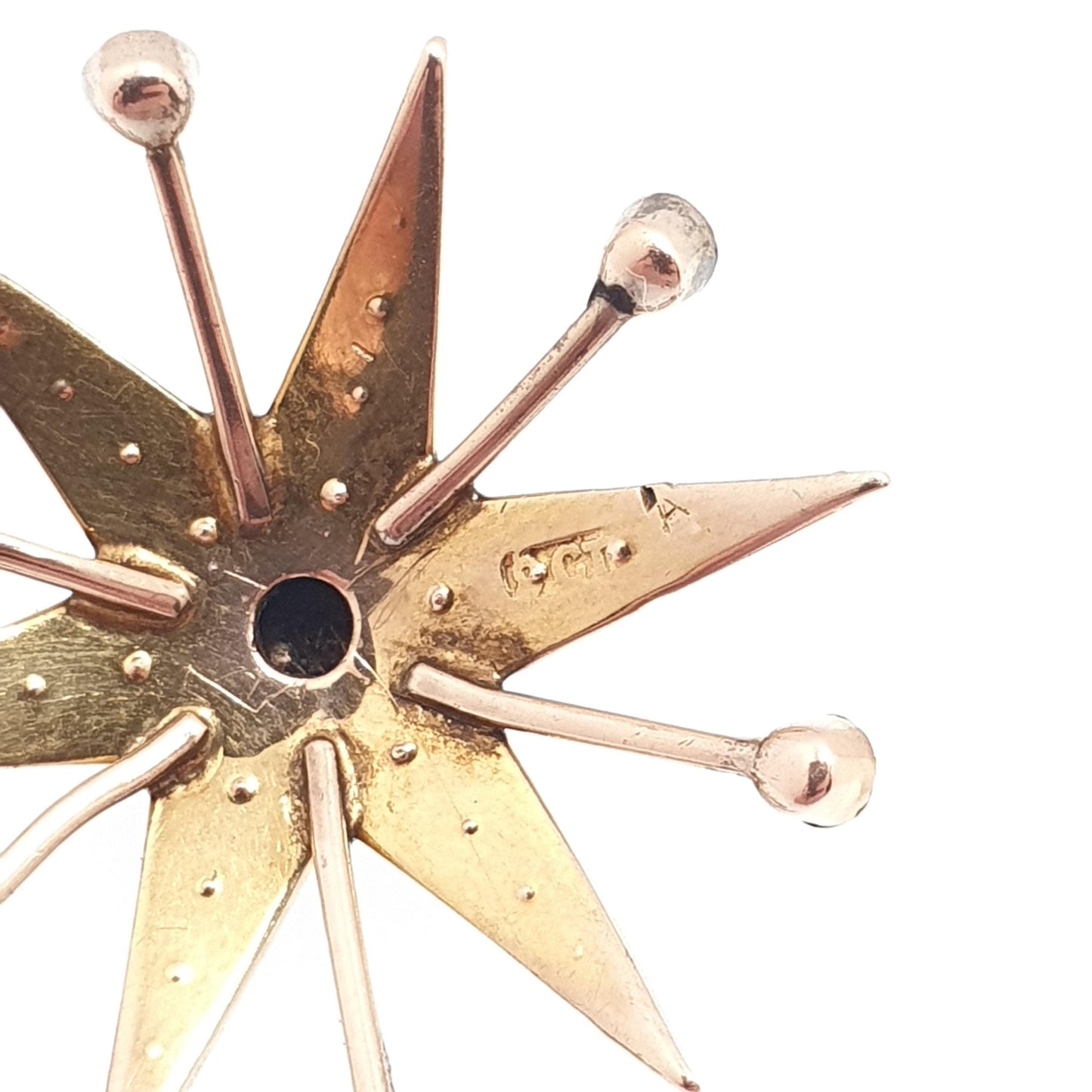 Antique 9ct Gold Star Pendant Seed Pearl Necklace Victorian Solid 9k 9kt 375 Celestial Vintage Jewellery Jewelry