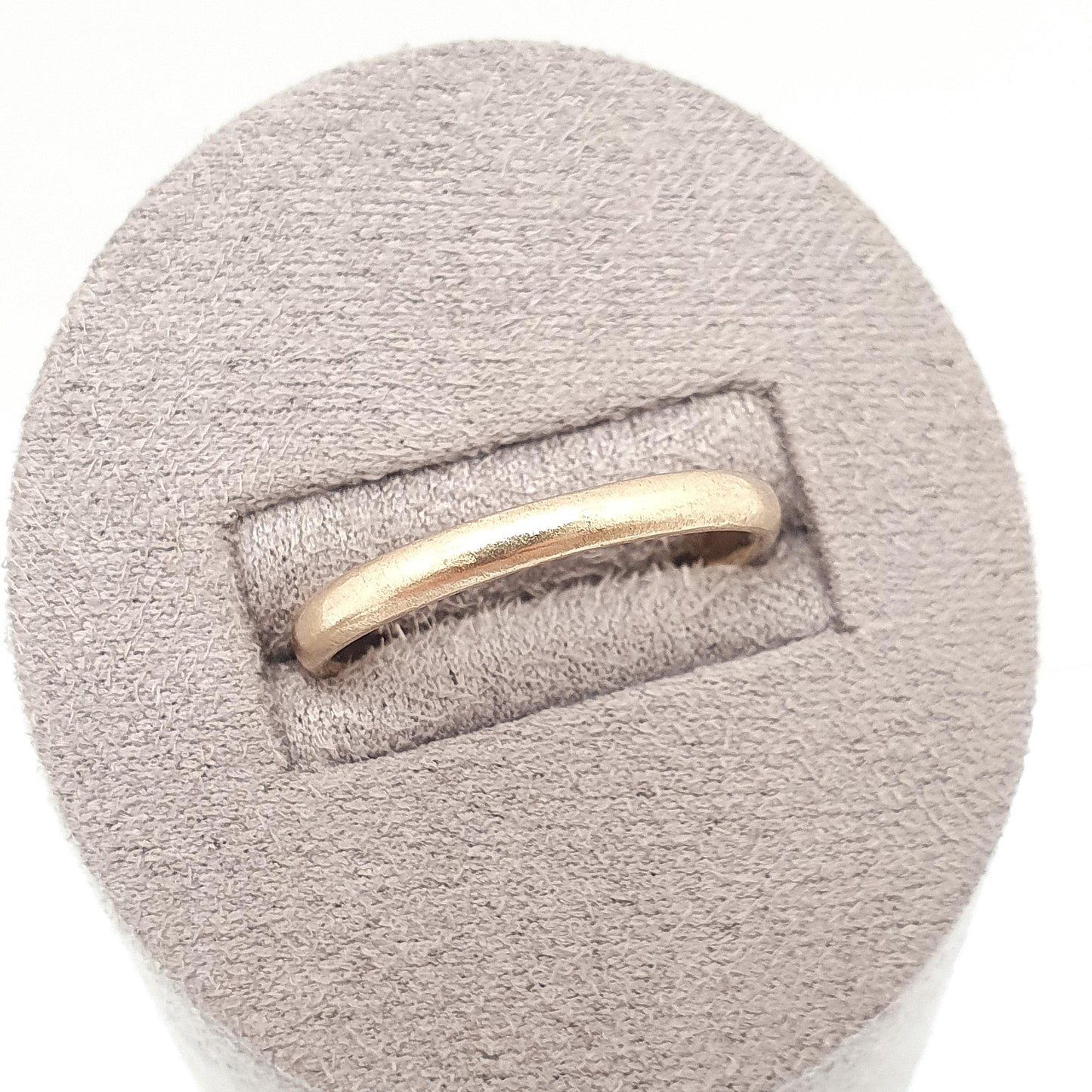 Antique 9ct Gold Band Ring Wedding 1924 Hallmark Yellow Solid 9k 375 Plain Smooth Mens Womens Vintage Jewelry Jewellery