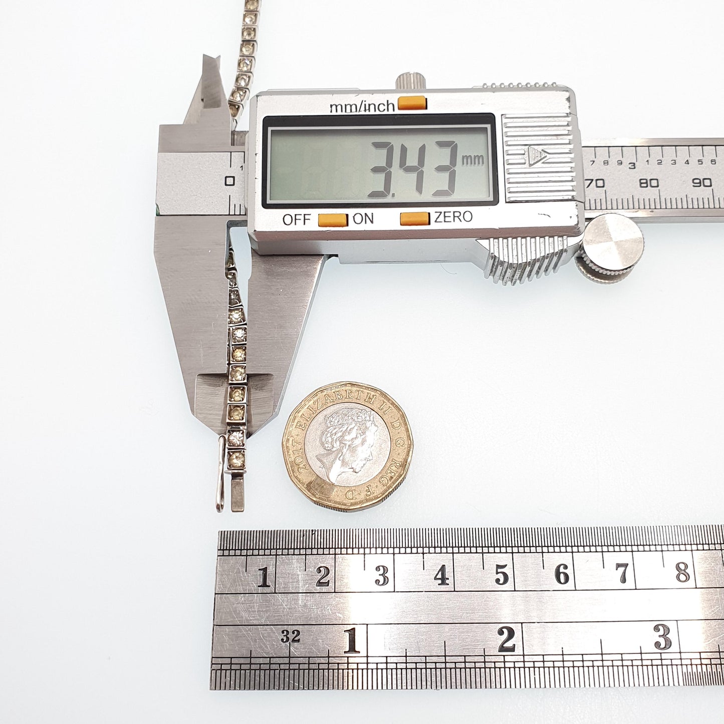 Antique Sterling Silver Diamond Paste Bracelet Art Deco Square Link Genuine 1920s Vintage 11.25g Sparkly Cocktail Womens Jewelry Jewellery