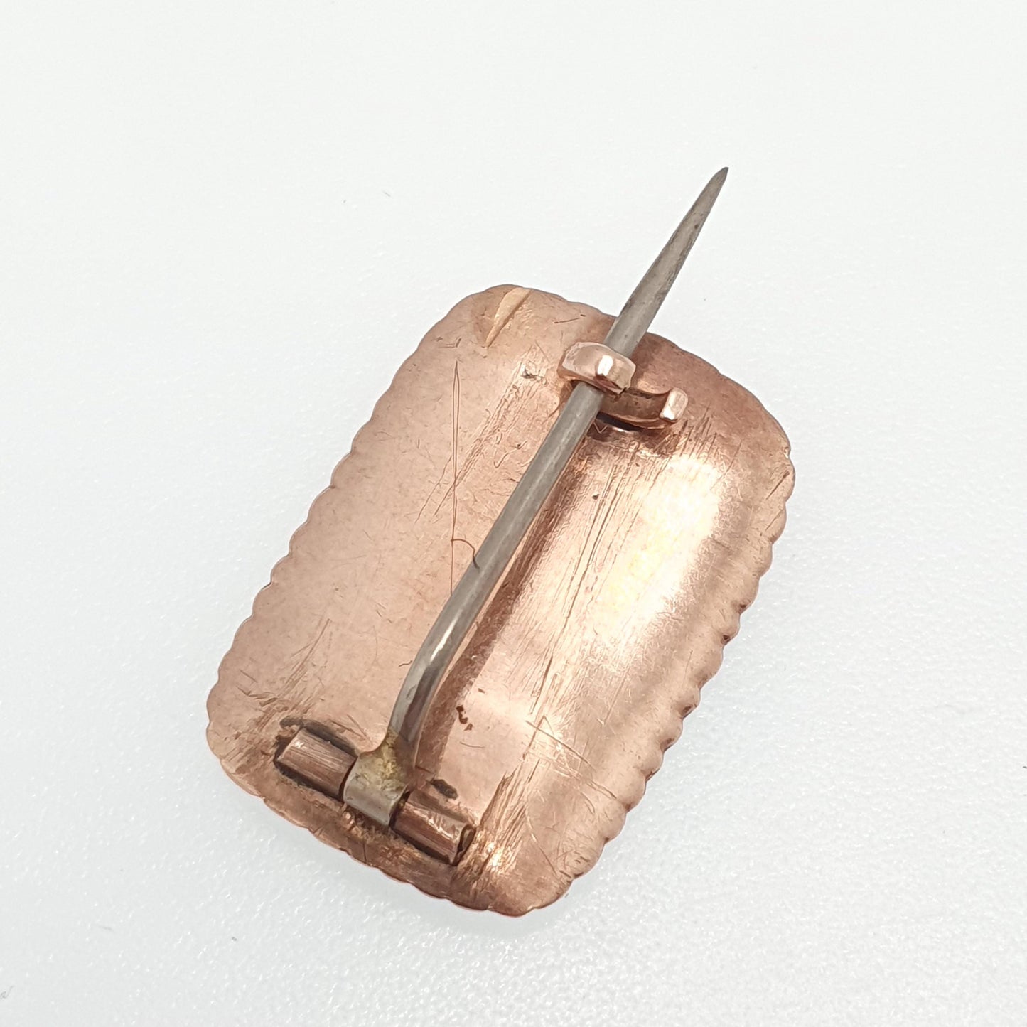 Antique Victorian 9ct Gold Mourning Brooch Locket Chased Border Solid 9k 375 Back Early Vintage 1800s Engraved Womens Jewellery Jewelry