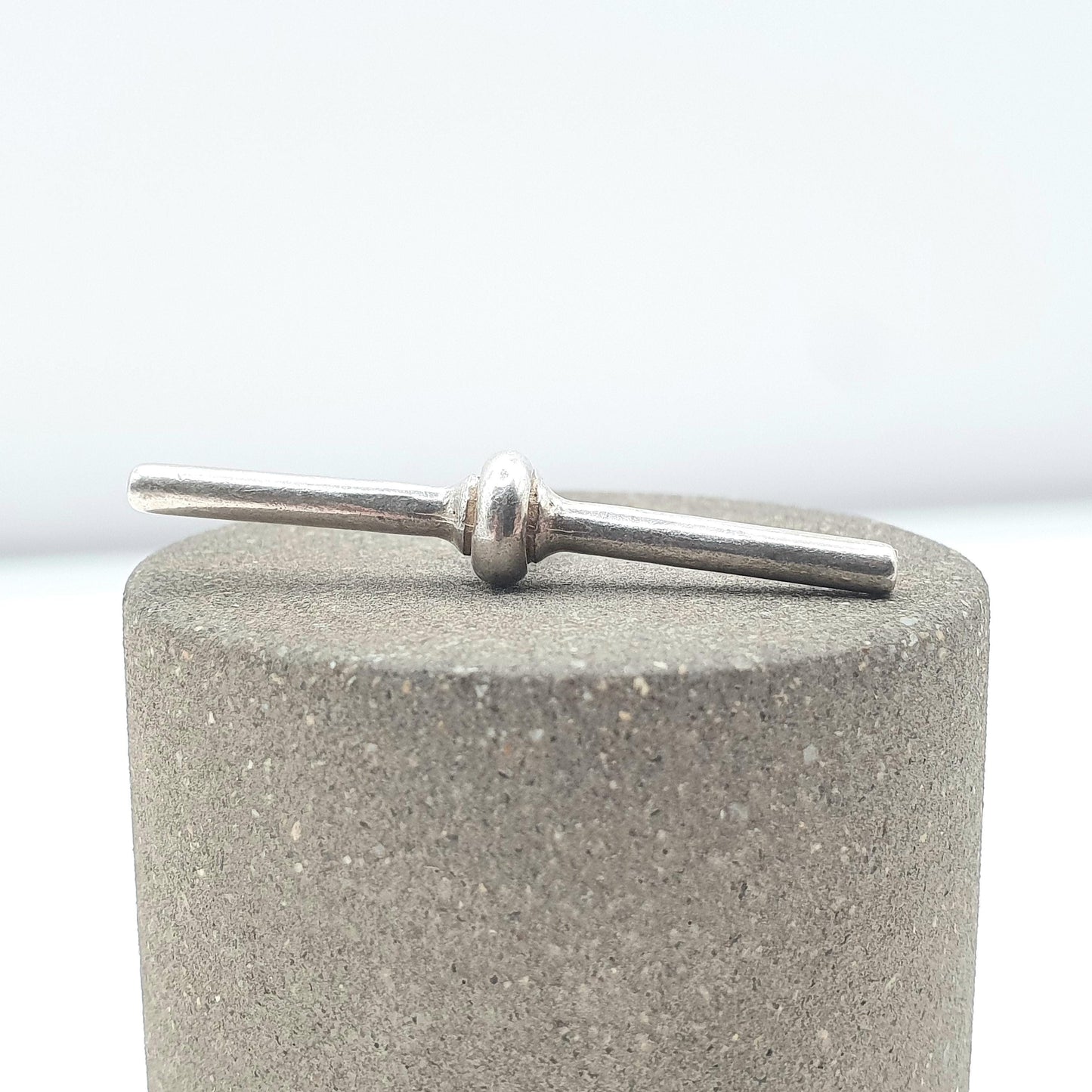 Vintage Sterling Silver T Bar Pendant Albert Chain Style Necklace Womens 925 Mens Unisex Jewelry Jewellery