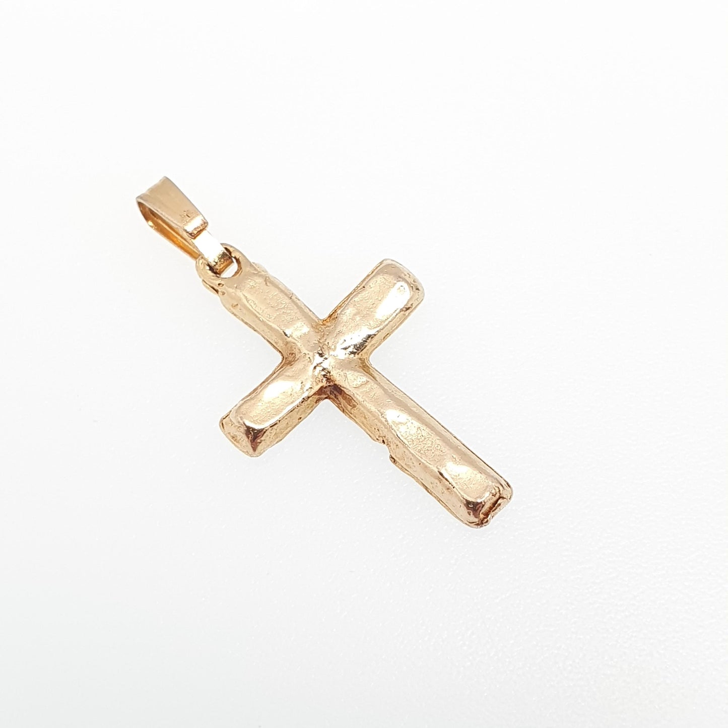 Vintage DEAREST Crucifix Cross Necklace Gold Plate Pendant Genuine Gemstones Mens Womens Jewelry Jewellery